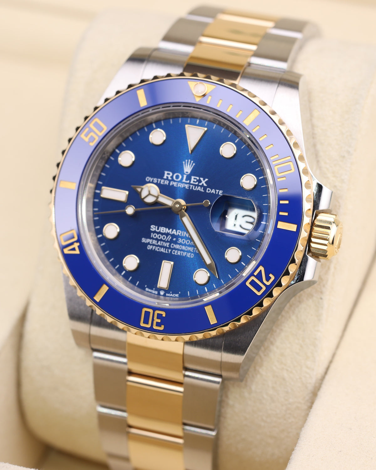 Rolex Submariner Date 41 Bluesy Blue Dial Two Tone Oyster 126613LB