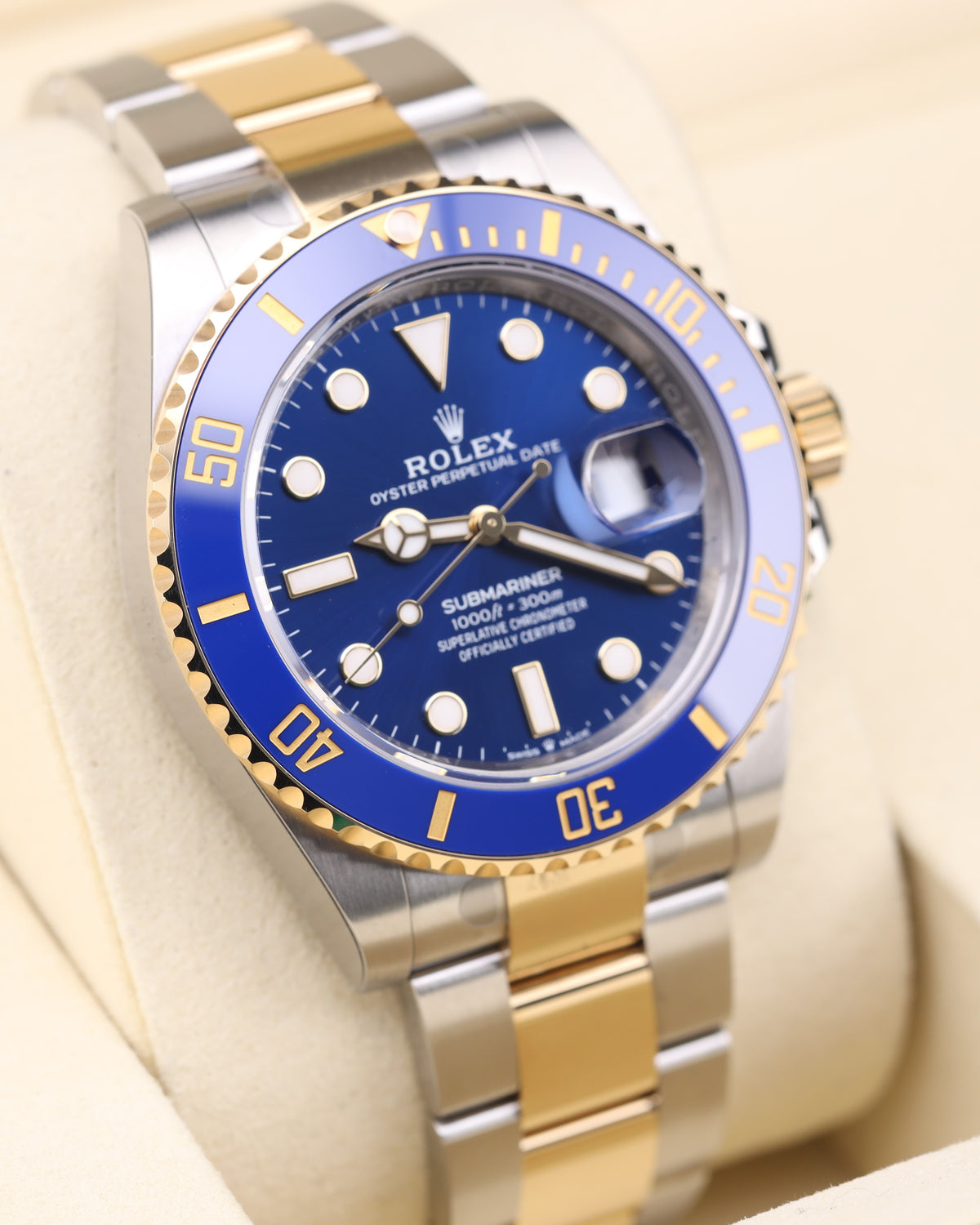 Rolex Submariner Date 41 Bluesy Blue Dial 126613LB Factory Stickers