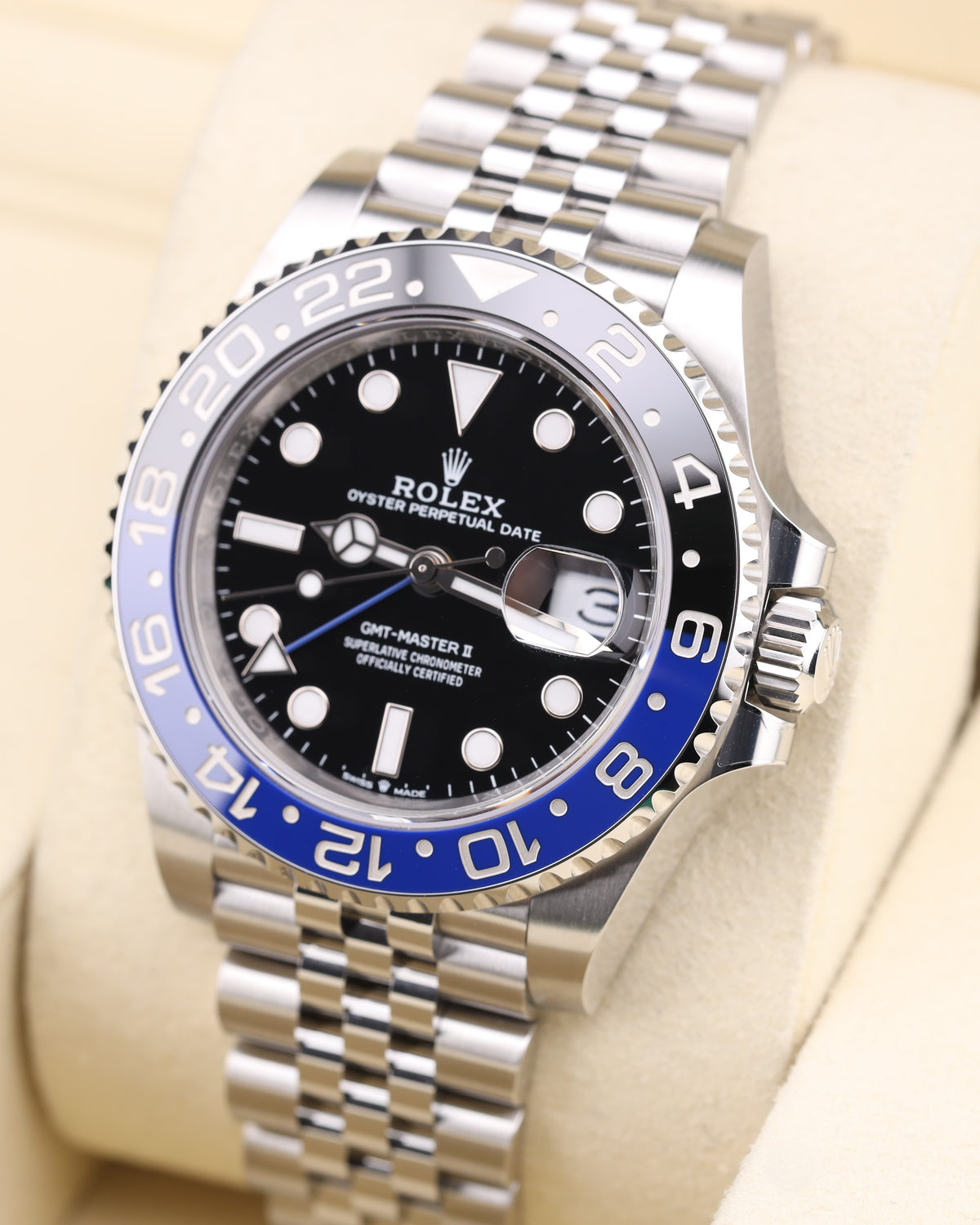 Rolex GMT-Master II Batgirl/Batman Jubilee 126710BLNR Factory Stickers 2026
