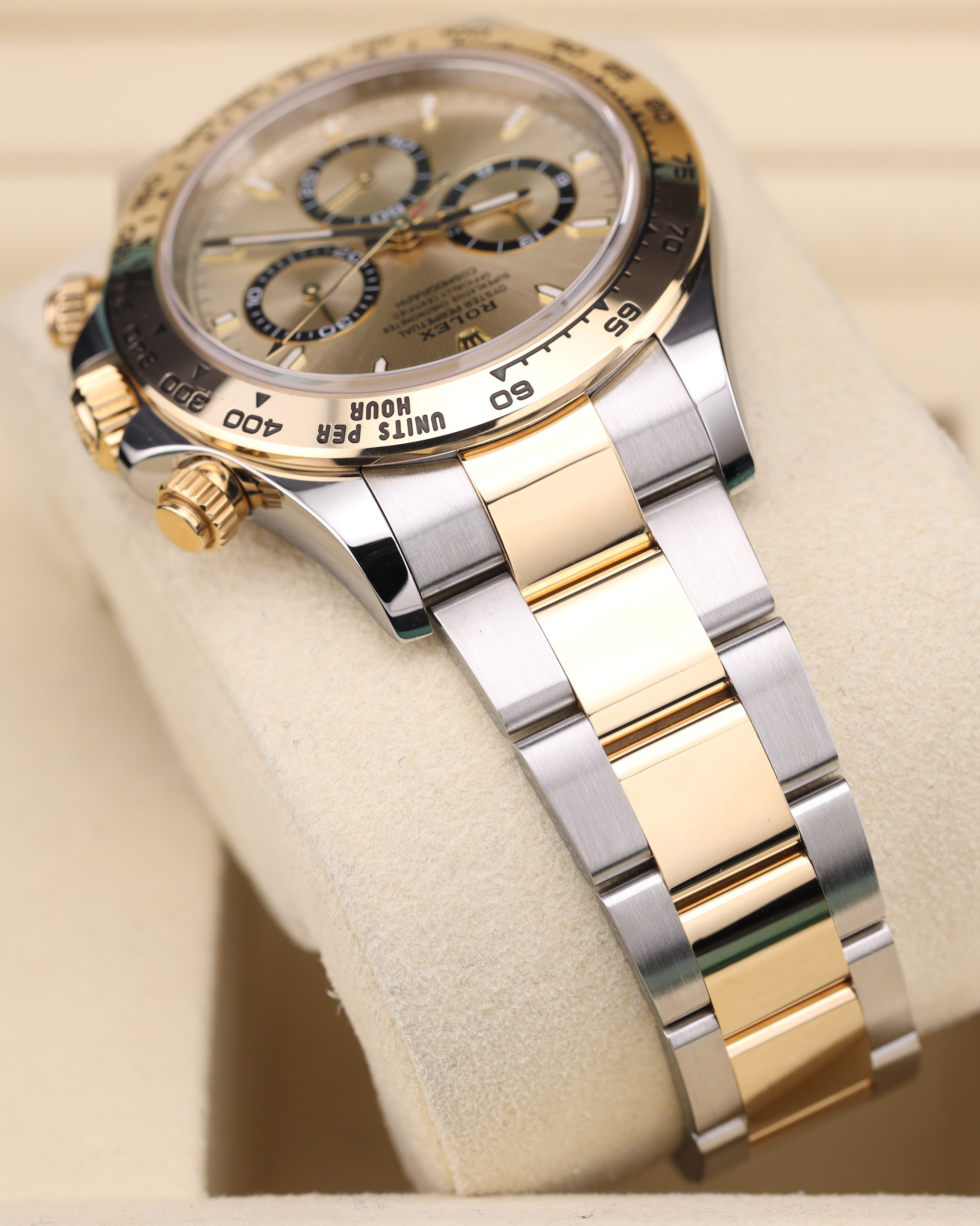 Rolex Daytona Champagne Dial Two Tone Yellow Gold Oyster 126503