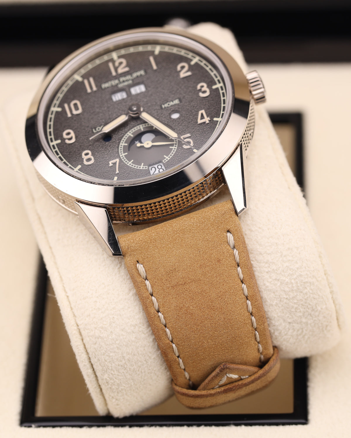 Patek Philippe Calatrava Annual Calendar Grey Dial Travel Time Compilations 42mm 5326G White Gold