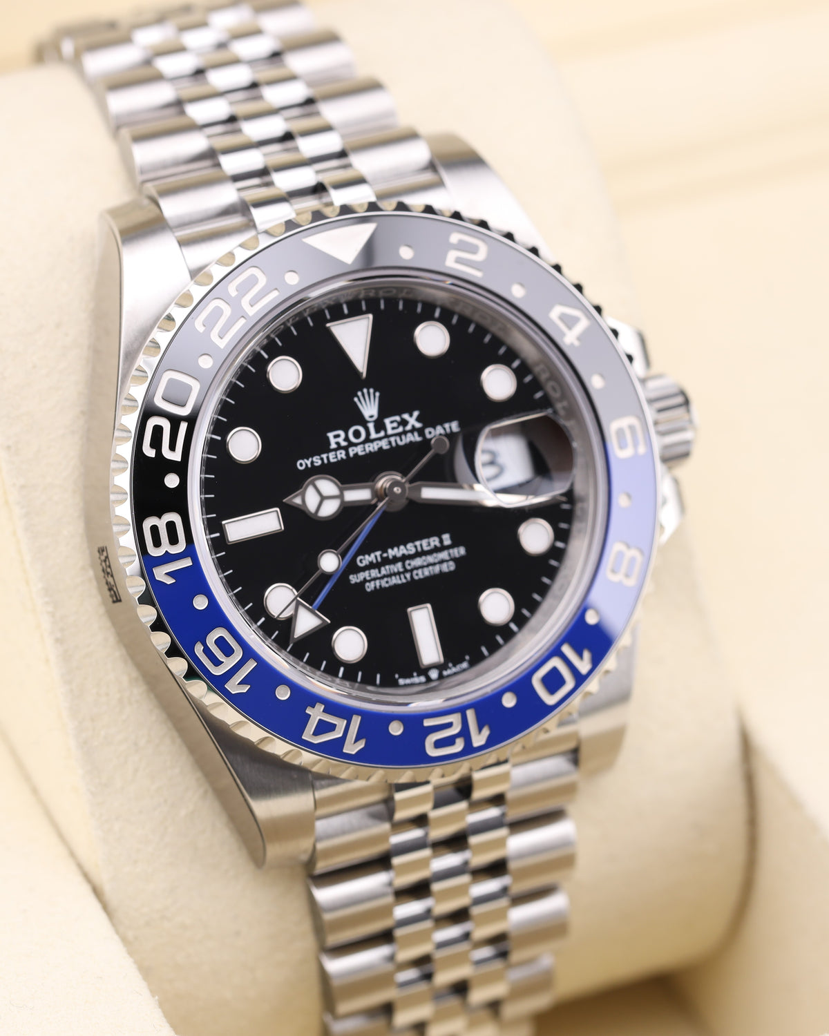 Rolex GMT-Master II Batgirl/Batman Jubilee 126710BLNR Factory Stickers 2026