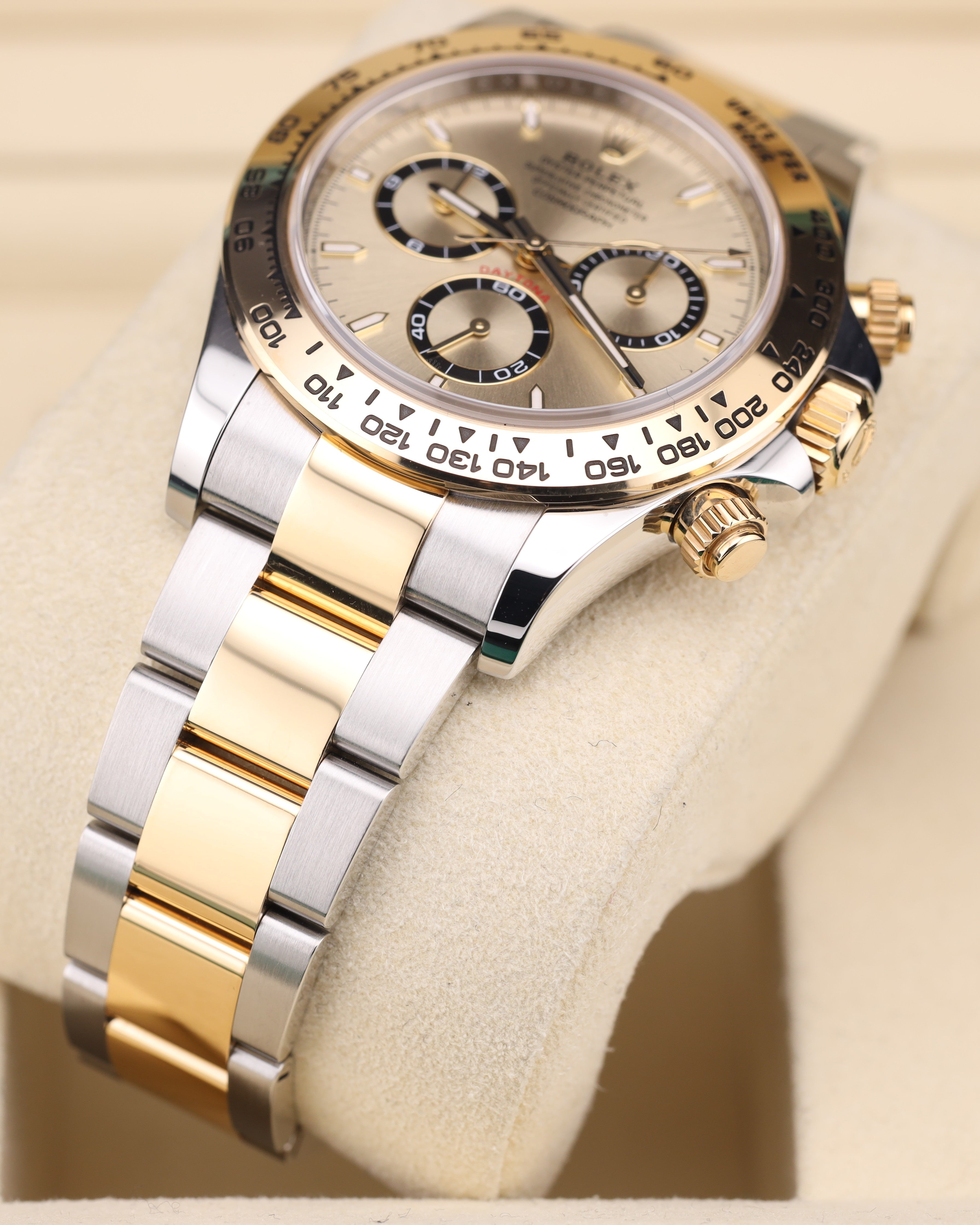 Rolex Daytona Champagne Dial Two Tone Yellow Gold Oyster 126503