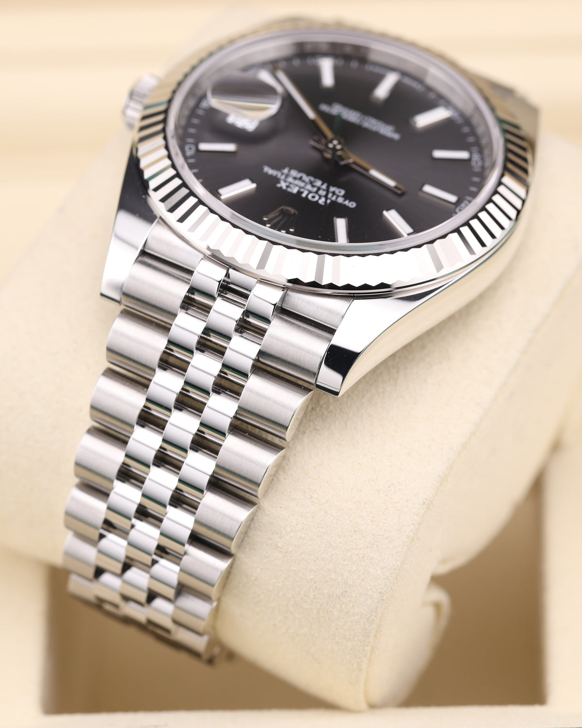 Rolex Datejust Rhodium Grey Dial Jubilee 126334