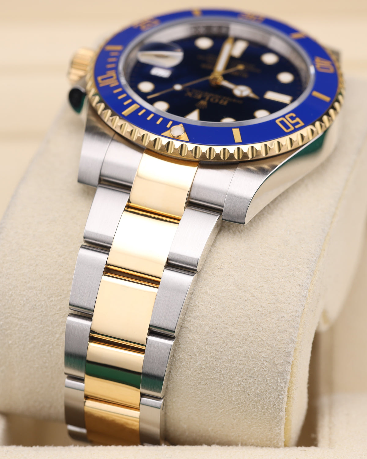 Rolex Submariner Date 40 Bluesy Blue Dial Two Tone on Oyster 116613LB