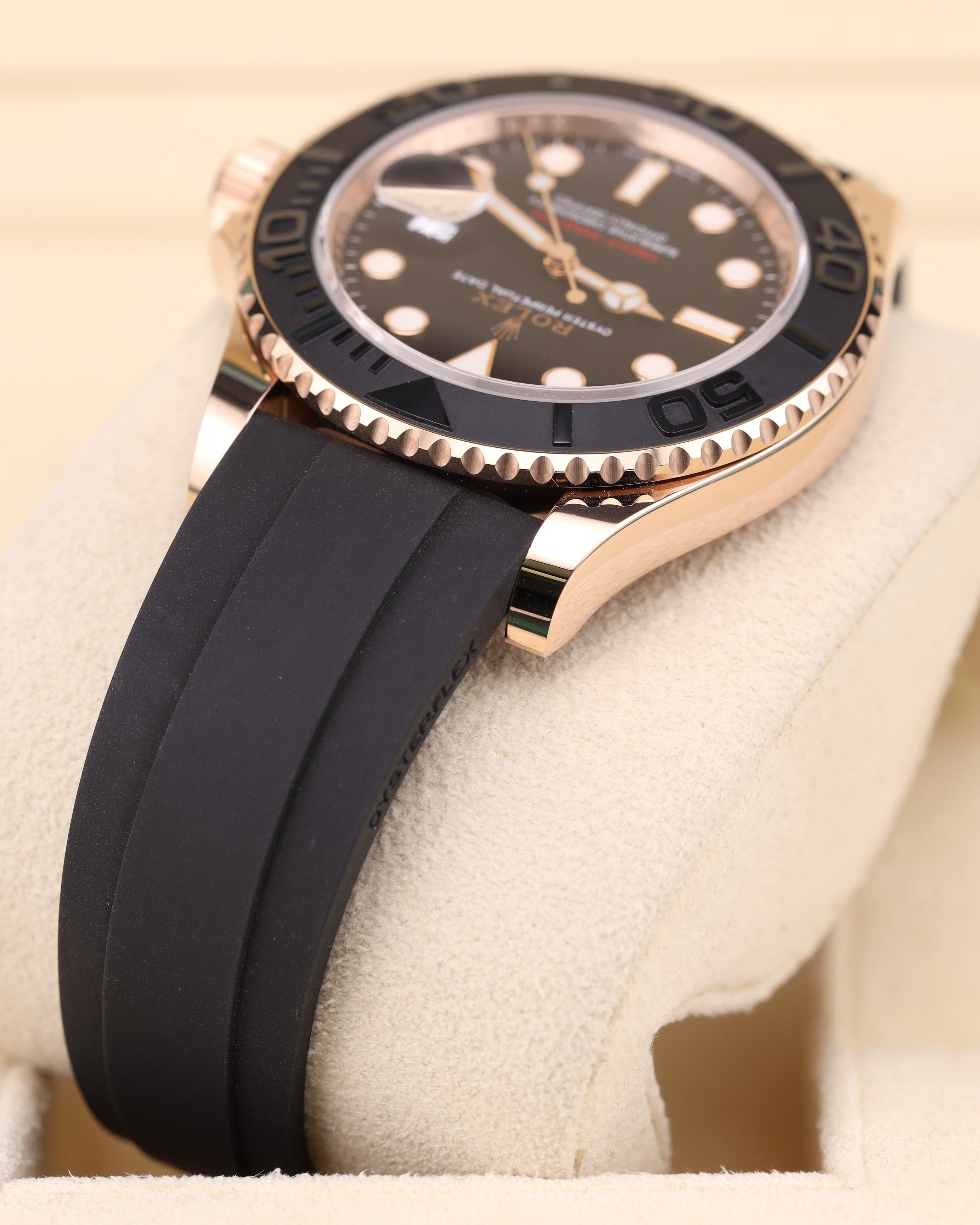 Rolex Yacht-Master 40 Rose Gold on Oysterflex 126655