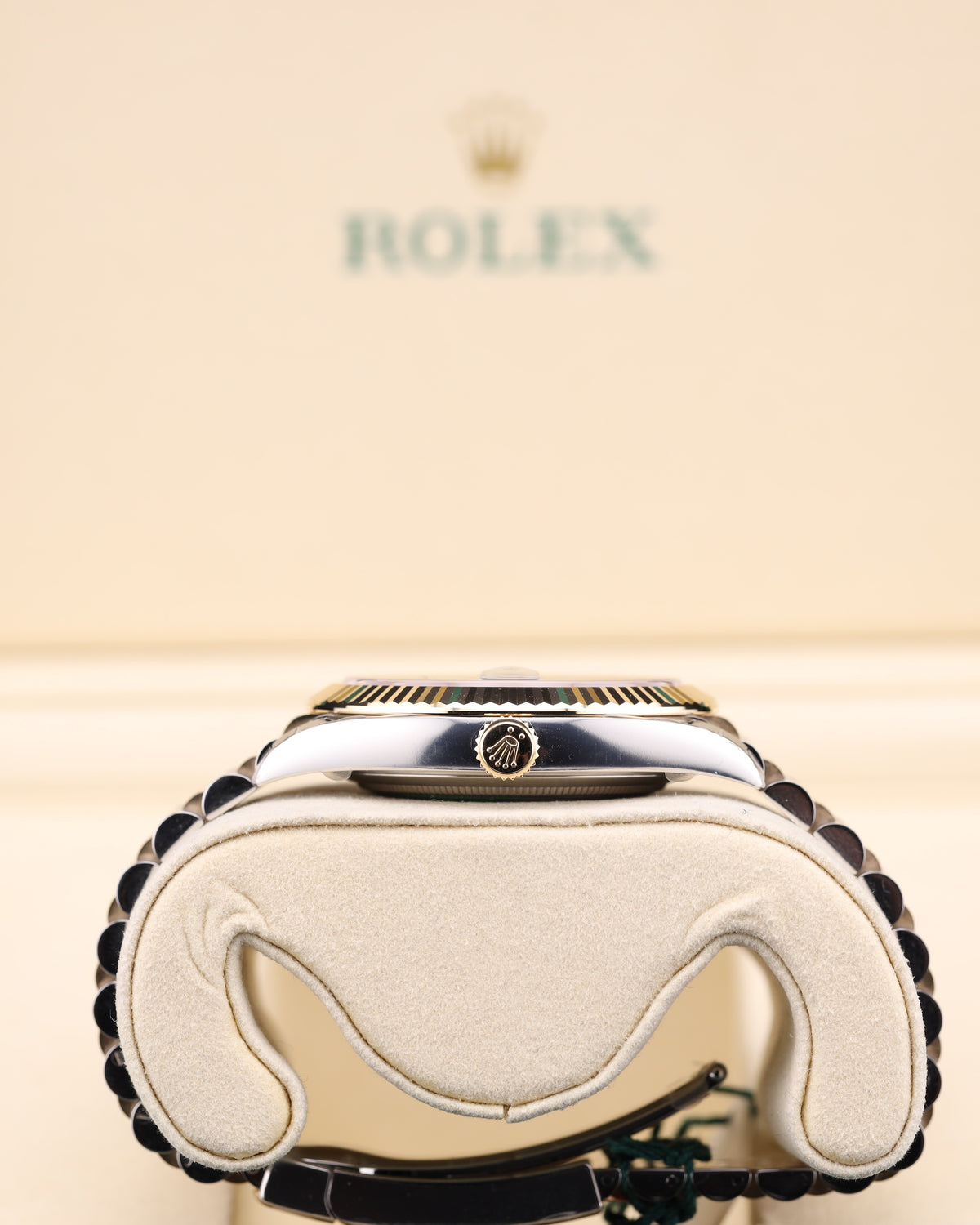Rolex Datejust 41 Olive Green Roman Dial on Jubilee 126333