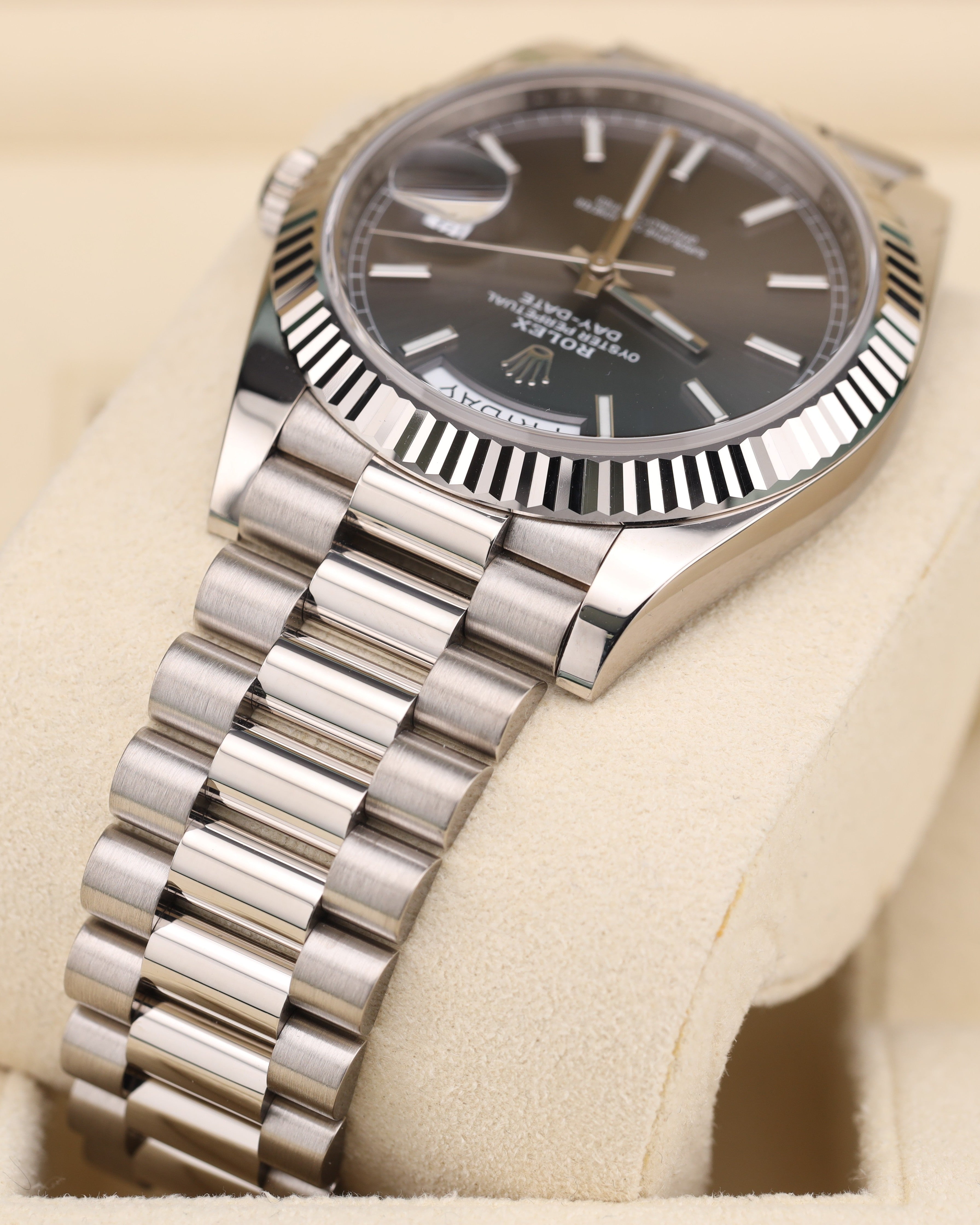 Rolex Day-Date 40 Rhodium Dial 228239