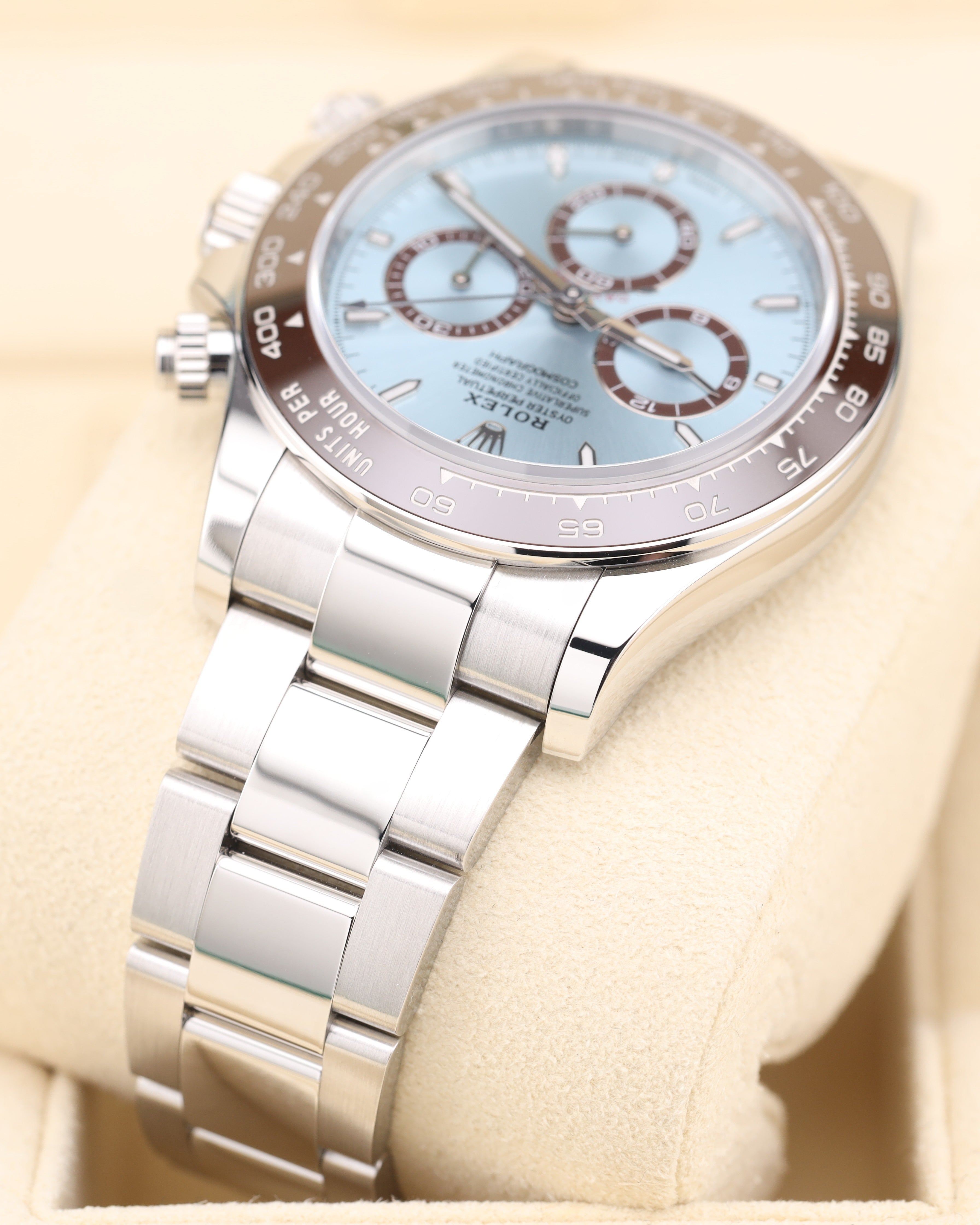 Rolex Daytona Platinum Ice Blue Dial Platona 126506