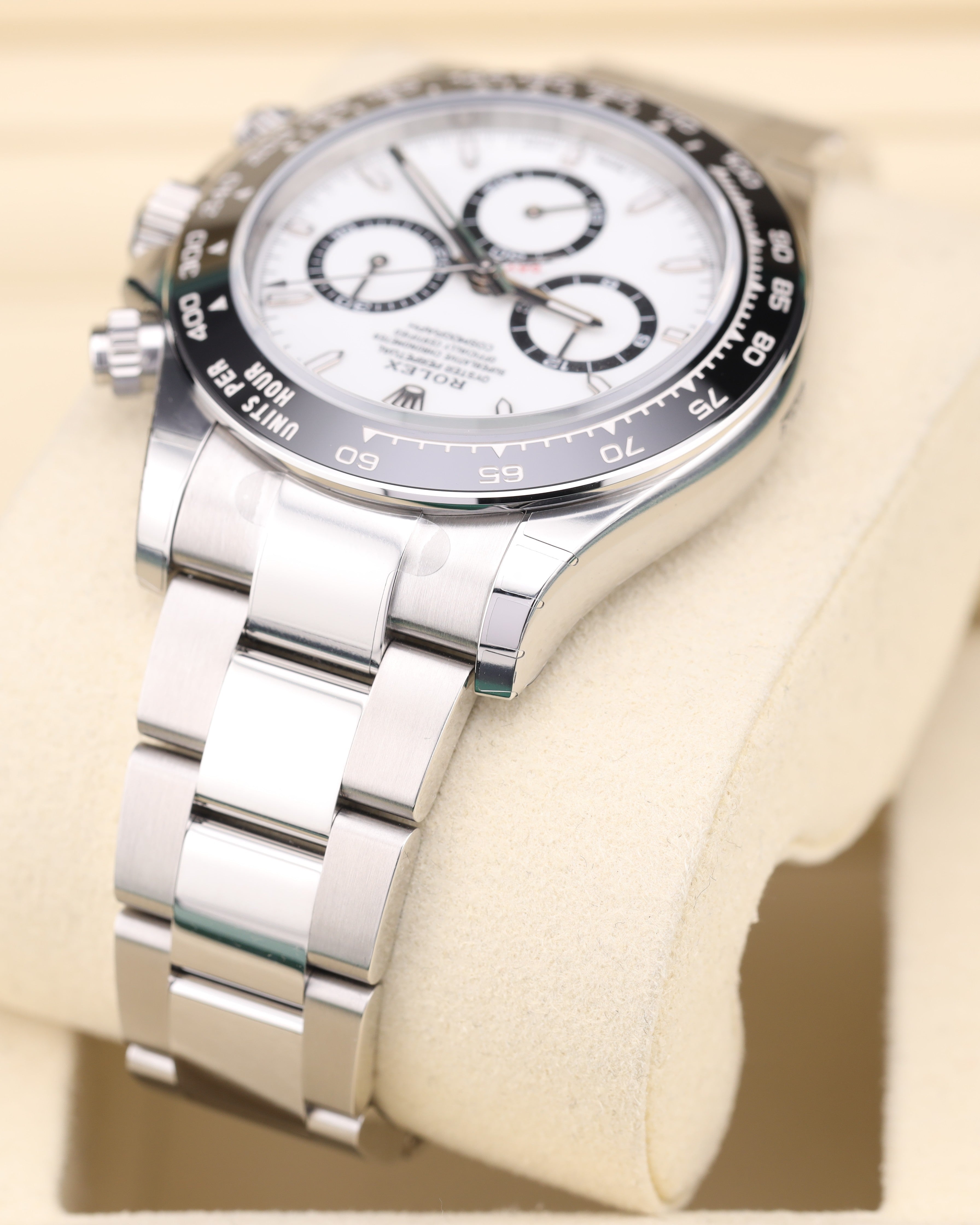 Rolex Daytona Panda White Dial Oyster 126500LN Factory Stickers August 2026