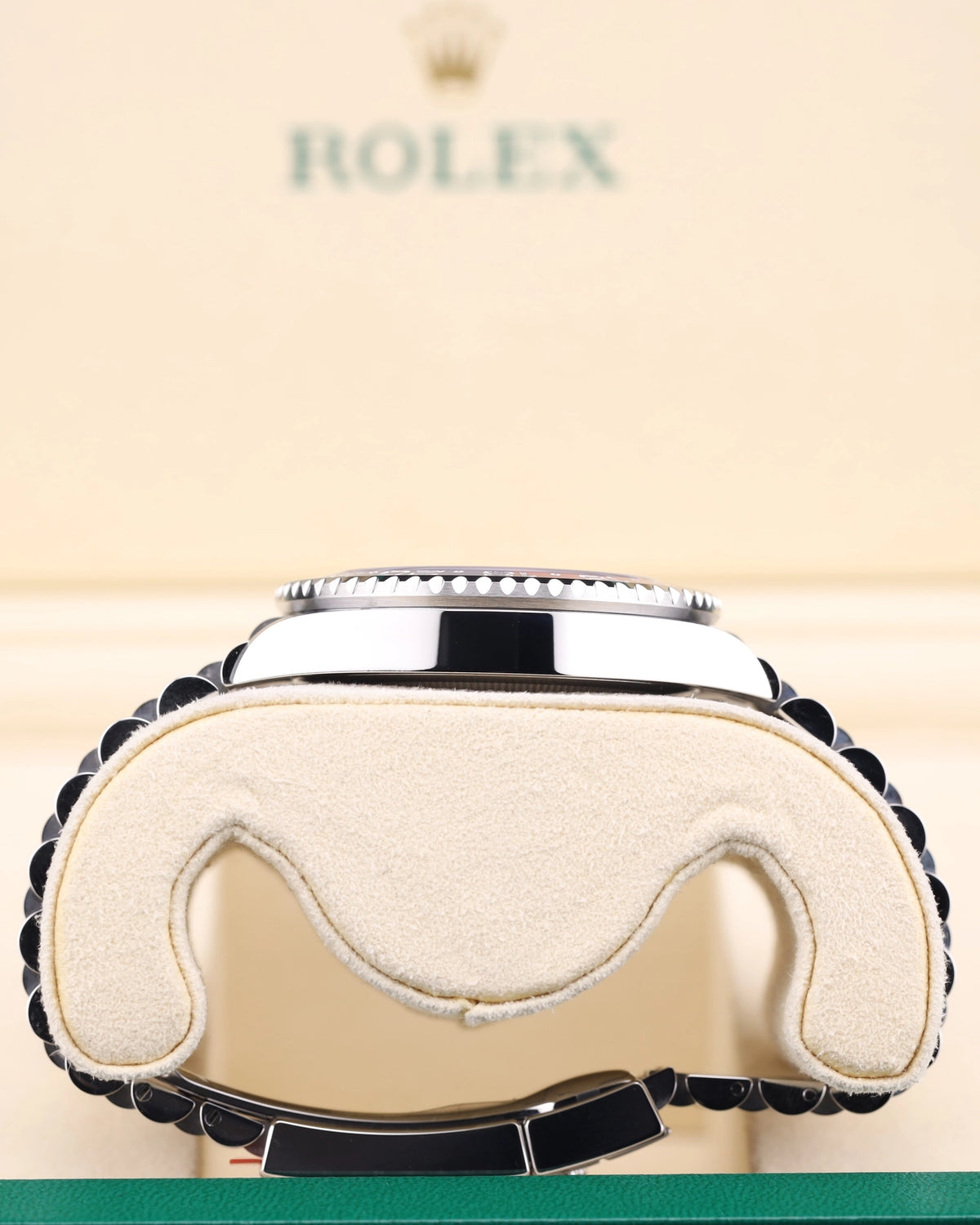 Rolex GMT-Master II Pepsi Black Dial on Jubilee 126710BLRO