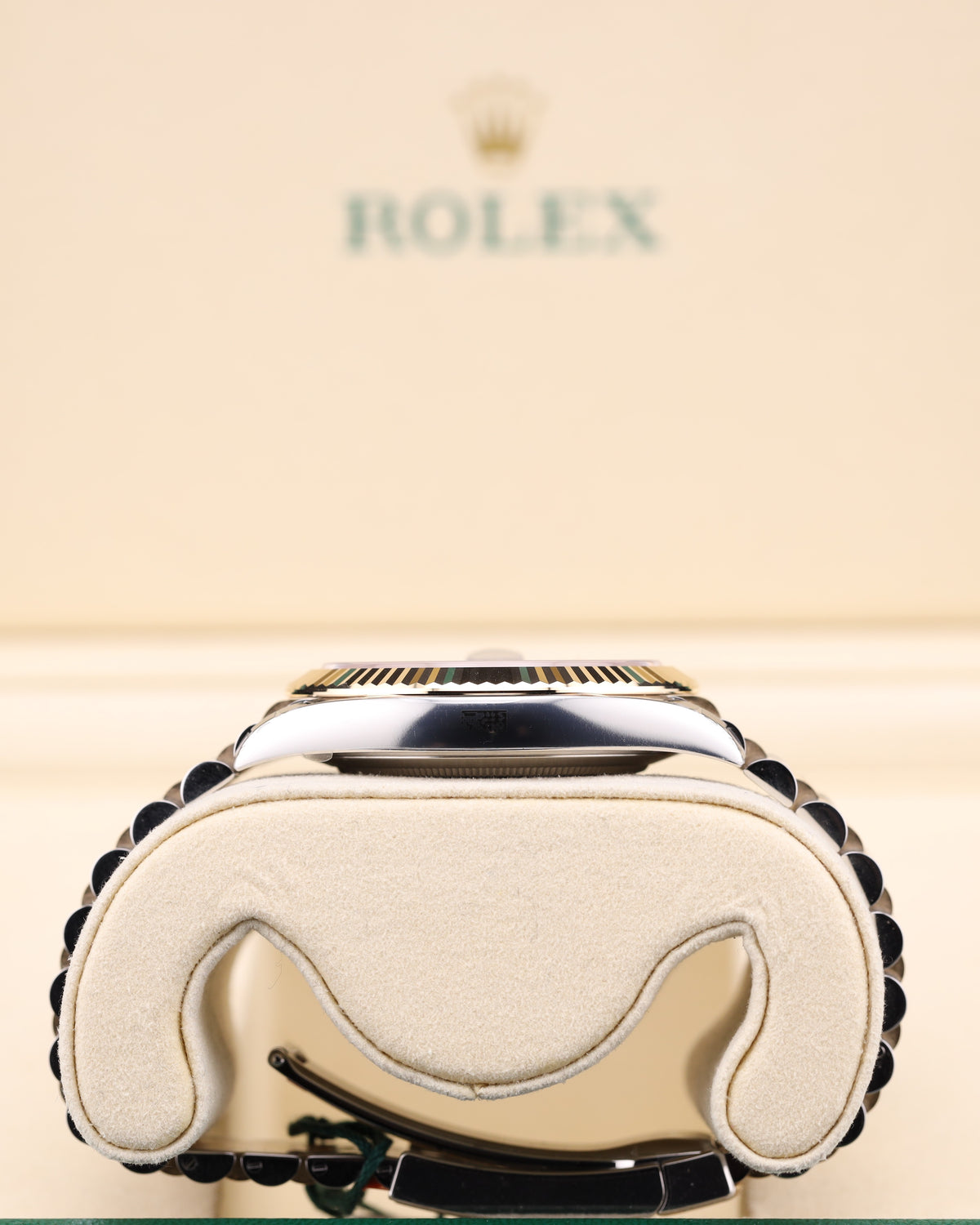 Rolex Datejust 41 Olive Green Roman Dial on Jubilee 126333