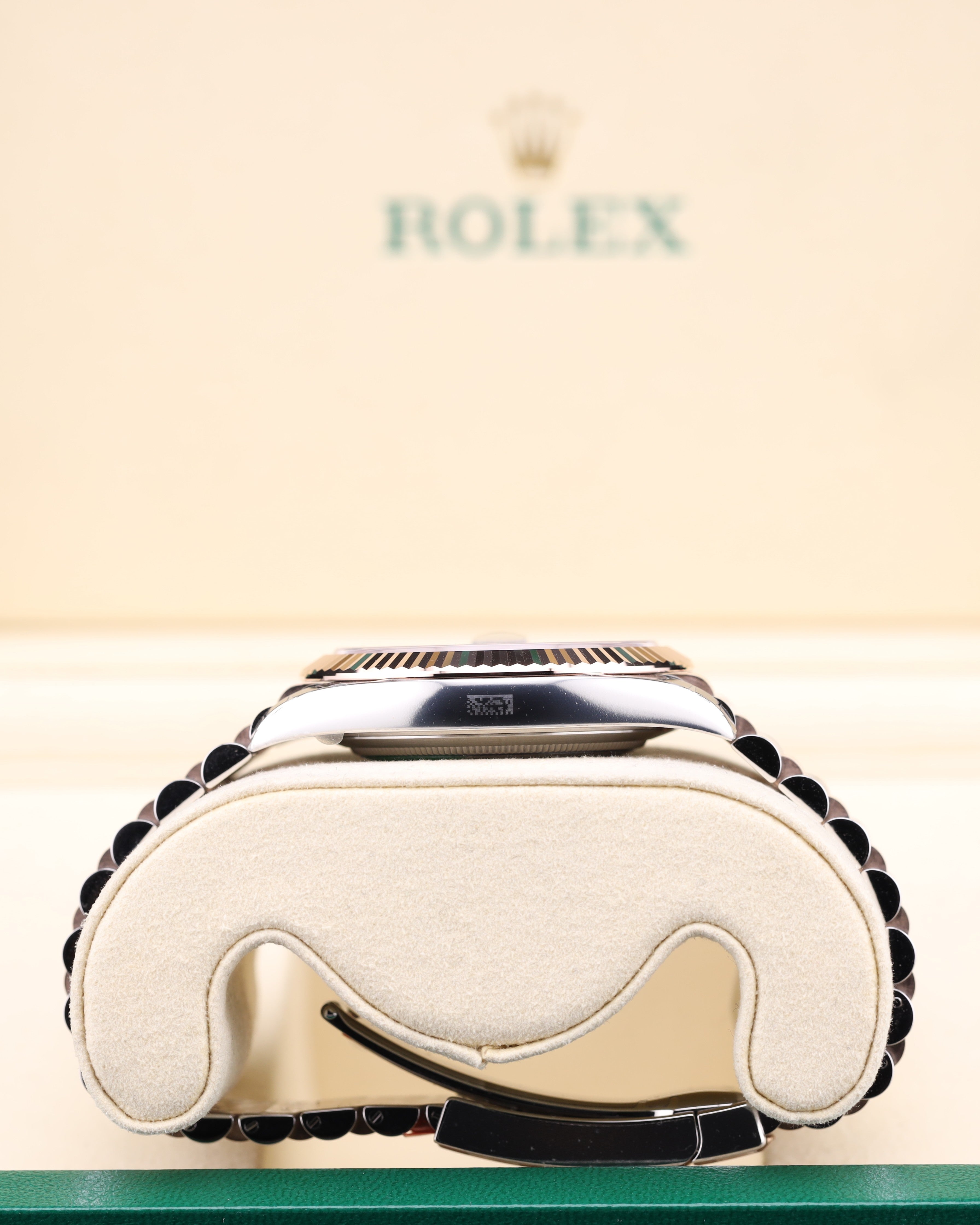 Rolex Datejust 41 Rose Gold Wimbledon on Jubilee 126331 Factory Stickers - 2026