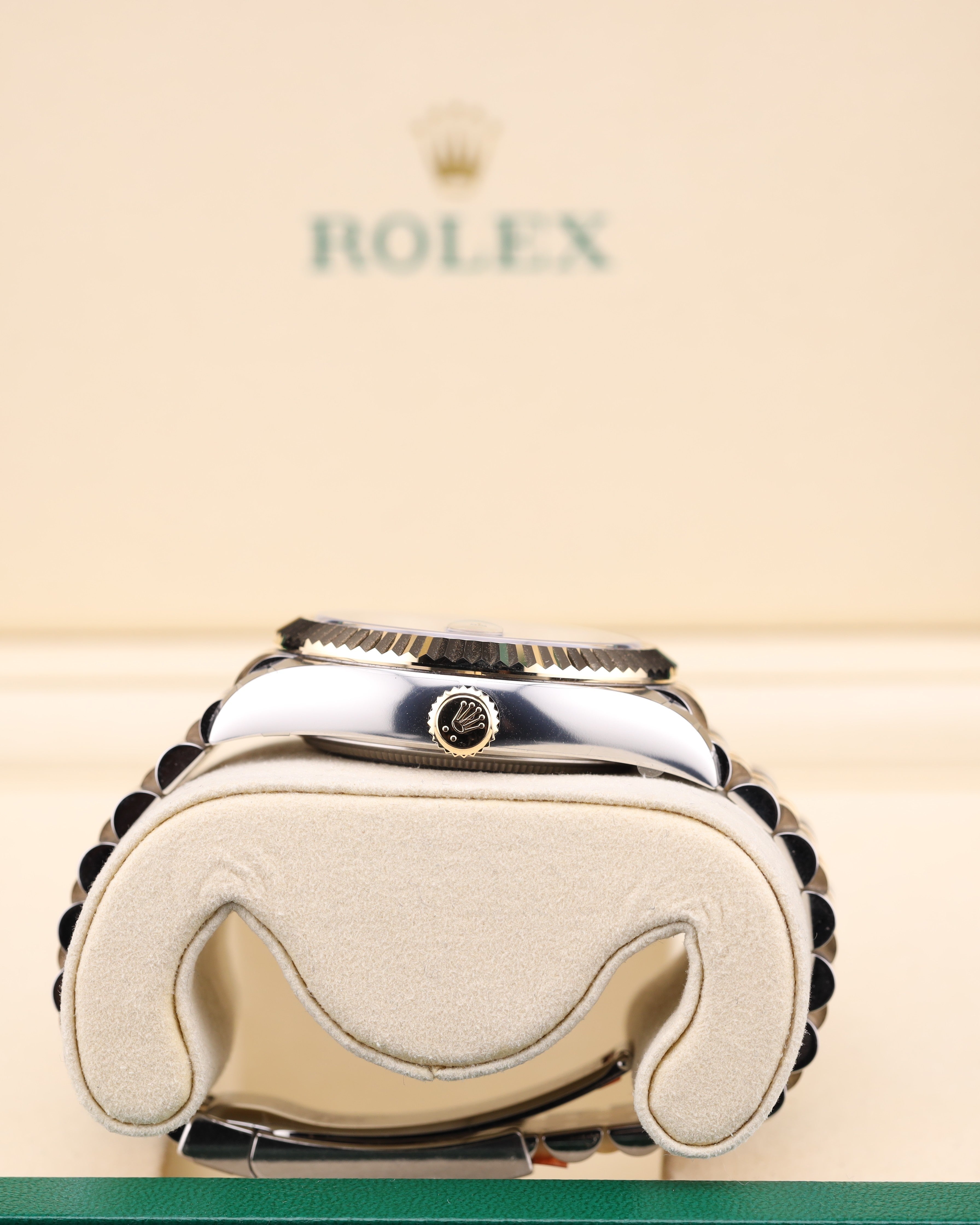 Rolex Sky-Dweller 2026 Factory Stickers Black Dial Two Tone Jubilee Fluted Bezel 336933 July 2026 Full Set