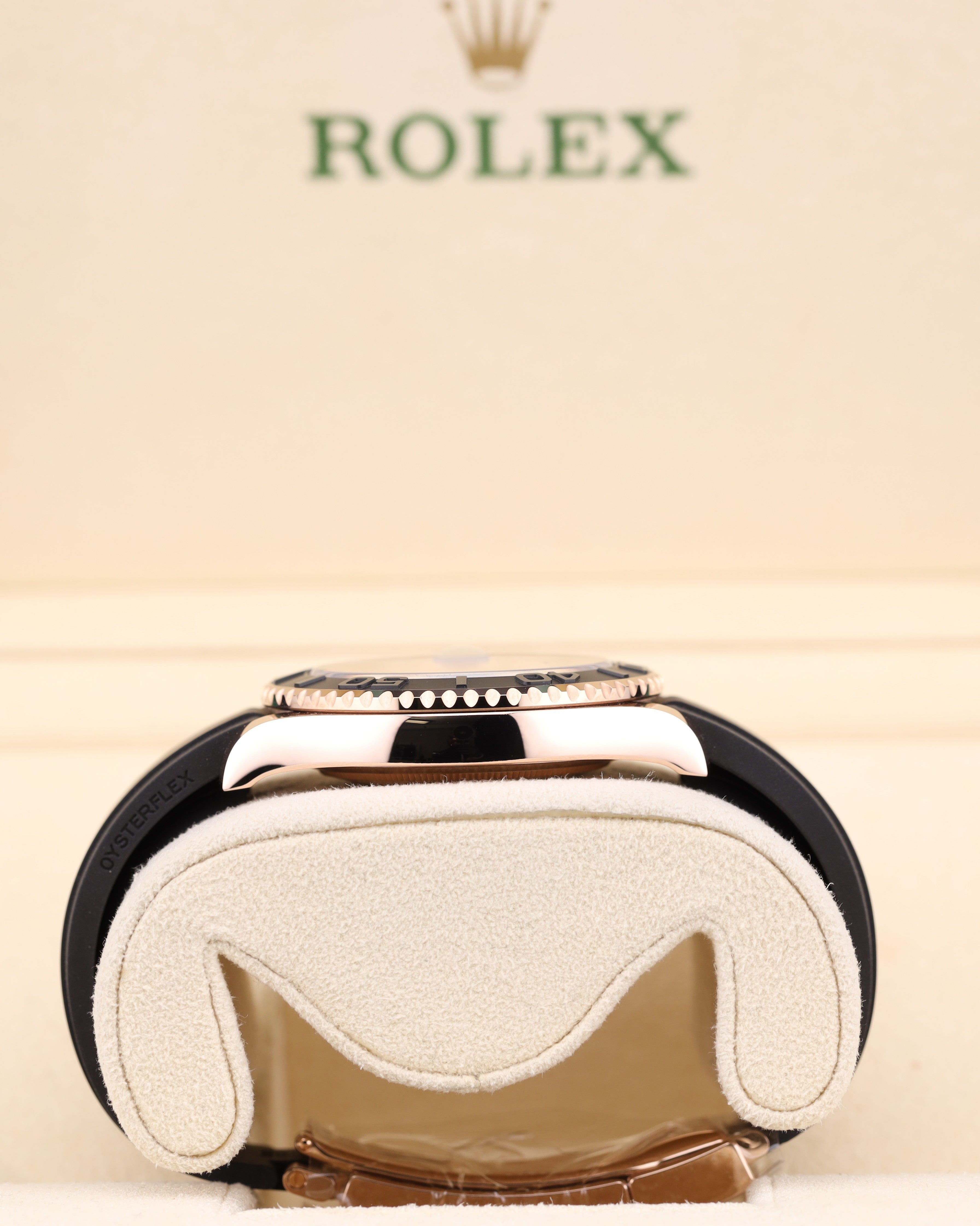 Rolex Yacht-Master 40 Rose Gold on Oysterflex 126655