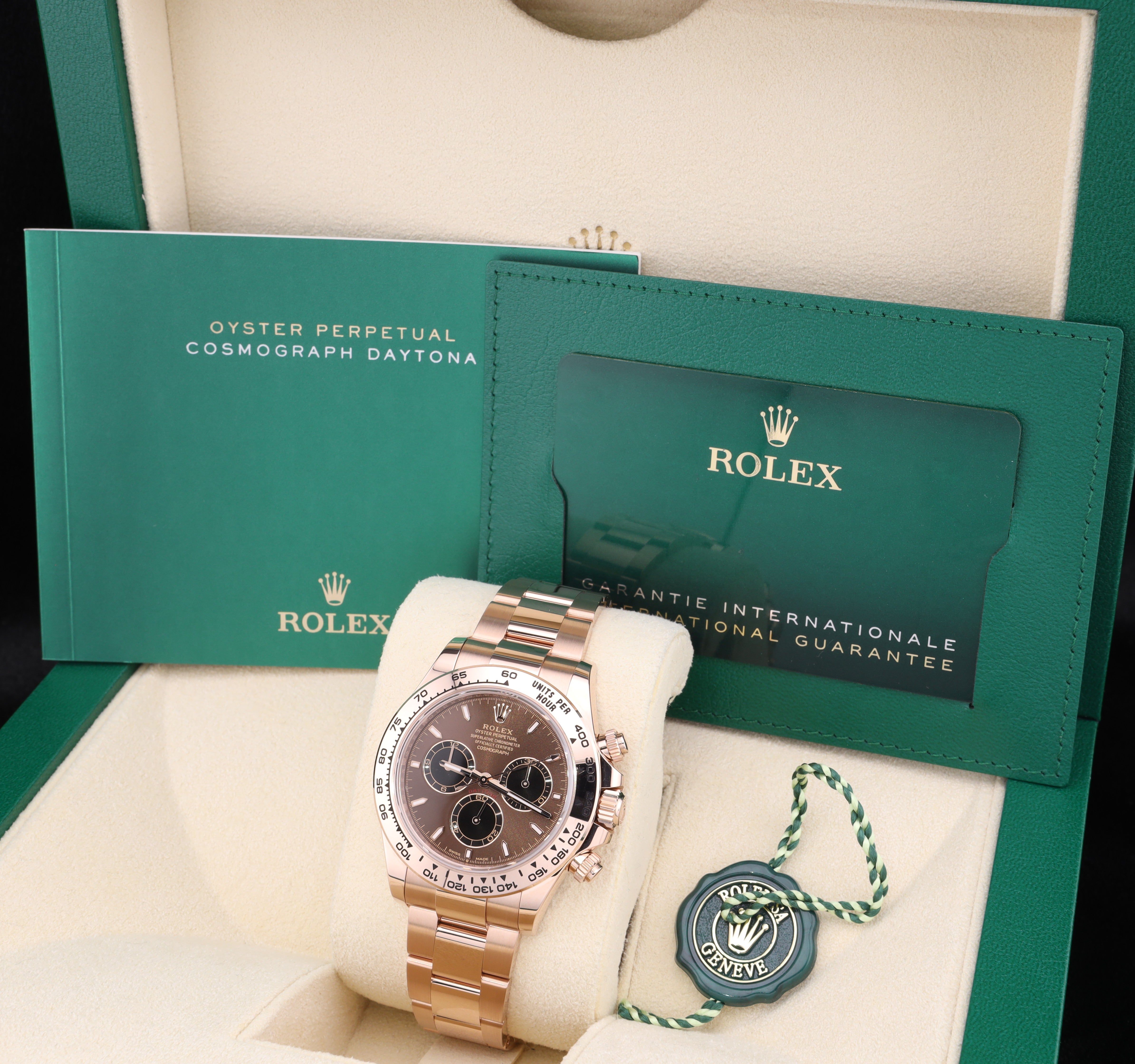 Rolex Daytona Chocolate Dial Rose Gold Oyster 126505