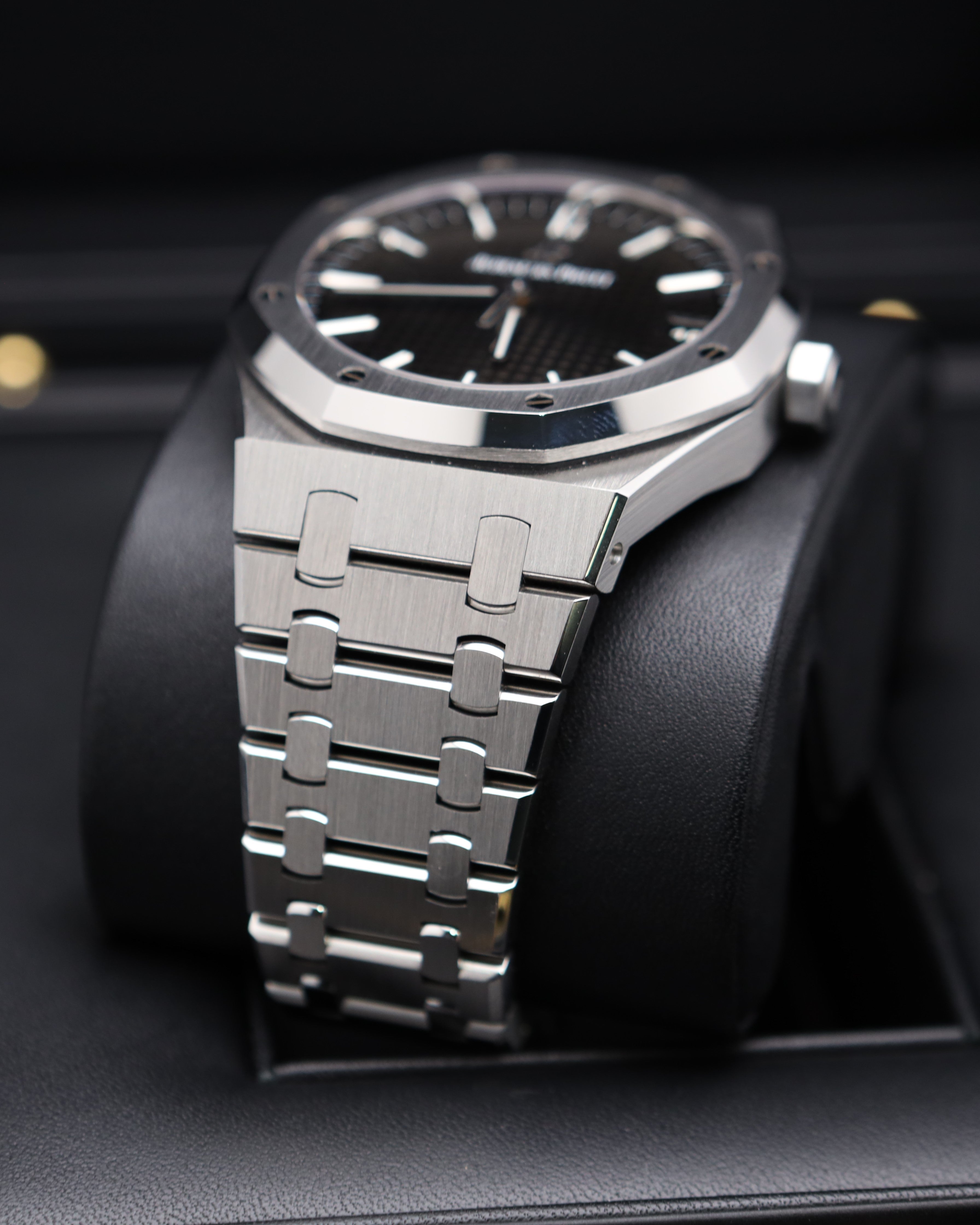 Audemars Piguet Royal Oak 15500ST Black Dial Full Set 2021