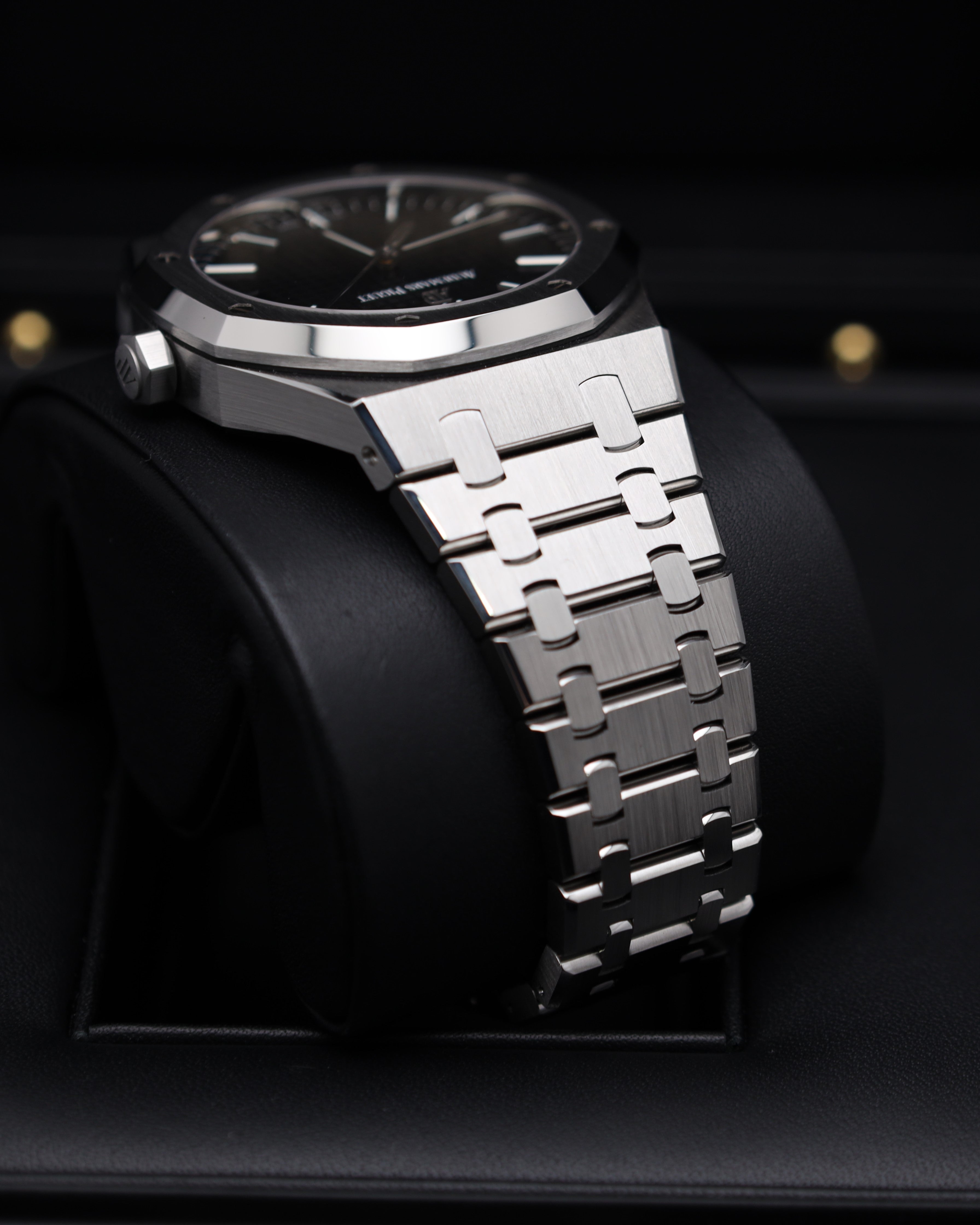 Audemars Piguet Royal Oak 15500ST Black Dial Full Set 2021