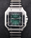 Cartier - Santos de Cartier - Green Dial Full Set 2025