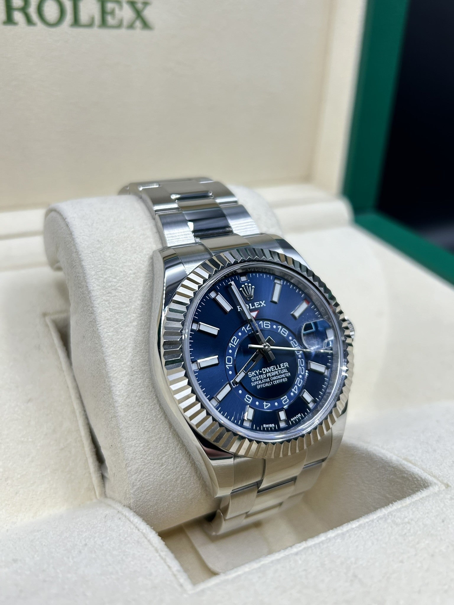 Rolex Sky-Dweller Blue Dial 326934 Oyster Bracelet