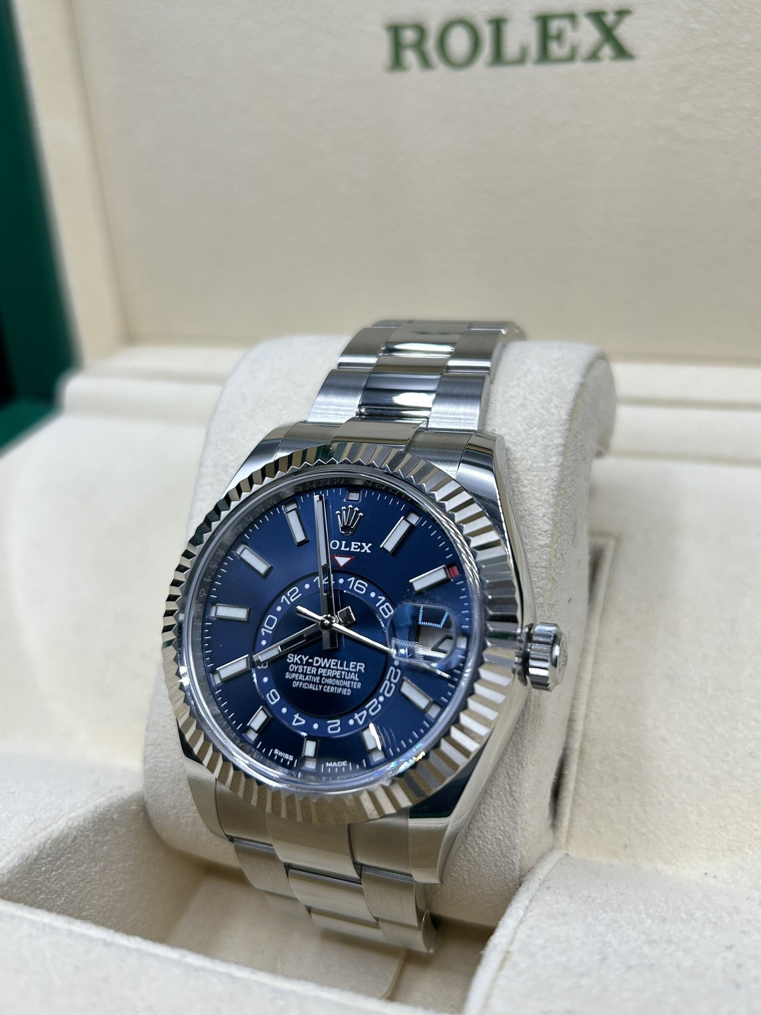 Rolex Sky-Dweller Blue Dial 326934 Oyster Bracelet