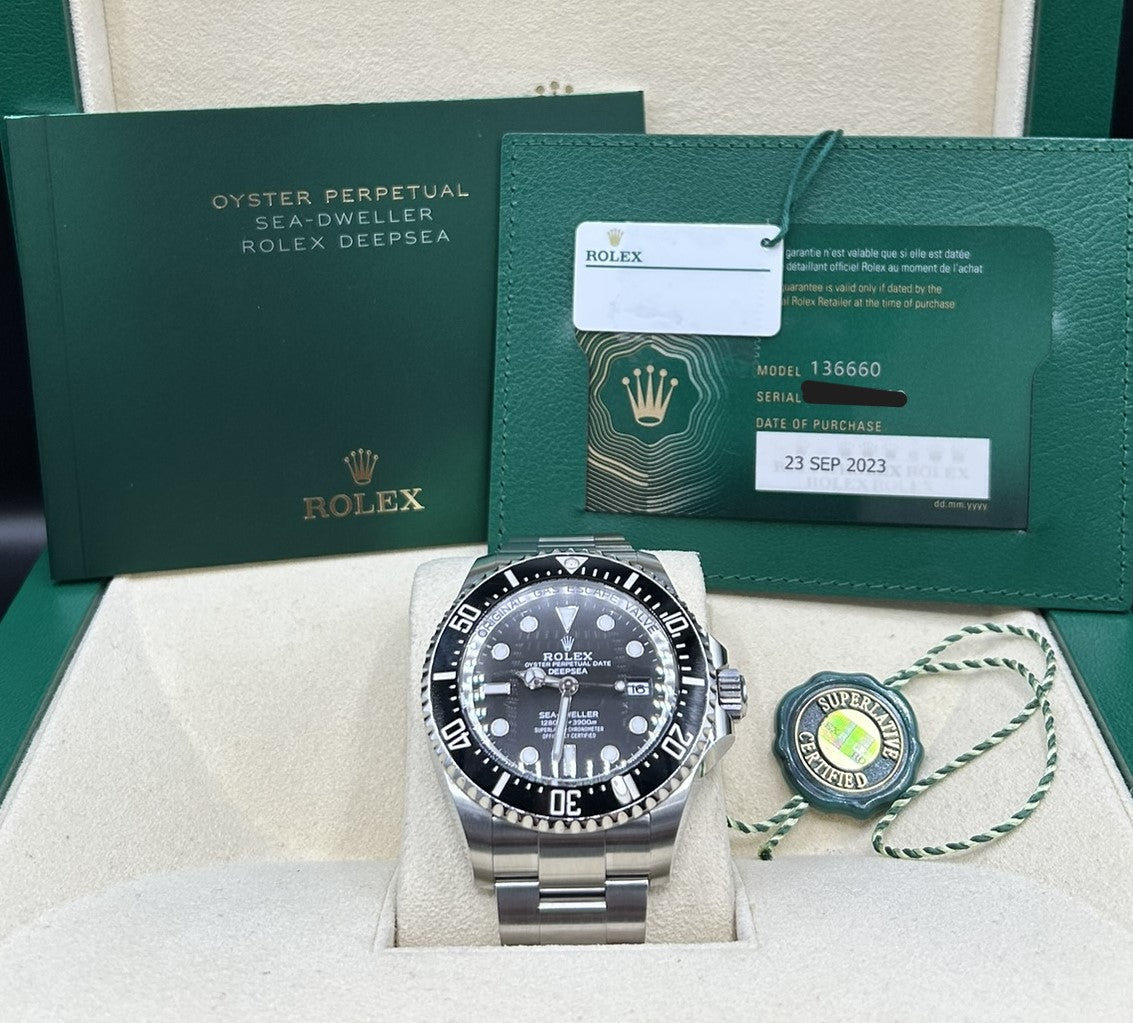 Rolex Sea-Dweller Deepsea Black 44mm 136660 2023