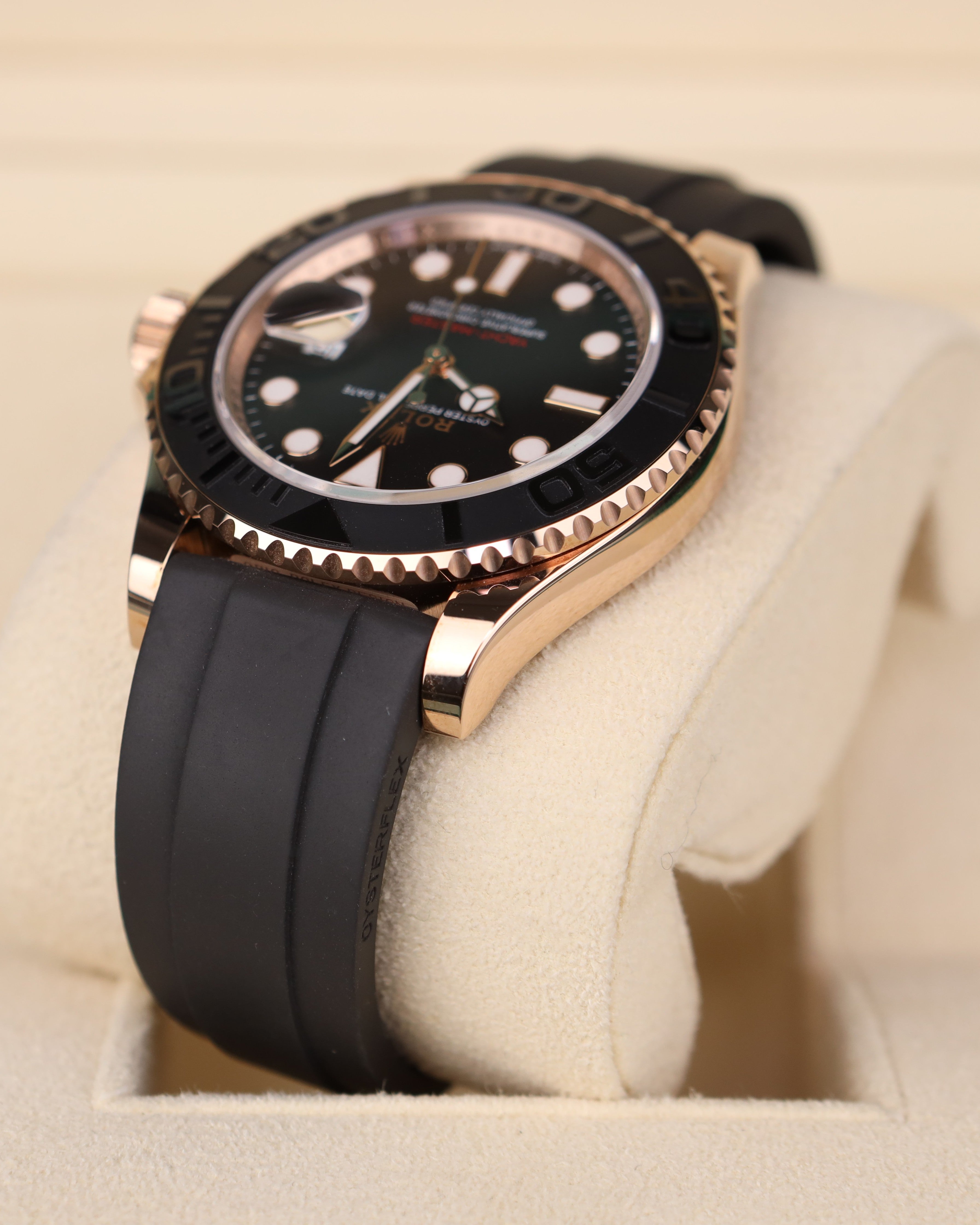 Rolex Yacht-Master 40 Rose Gold on Oysterflex 126655