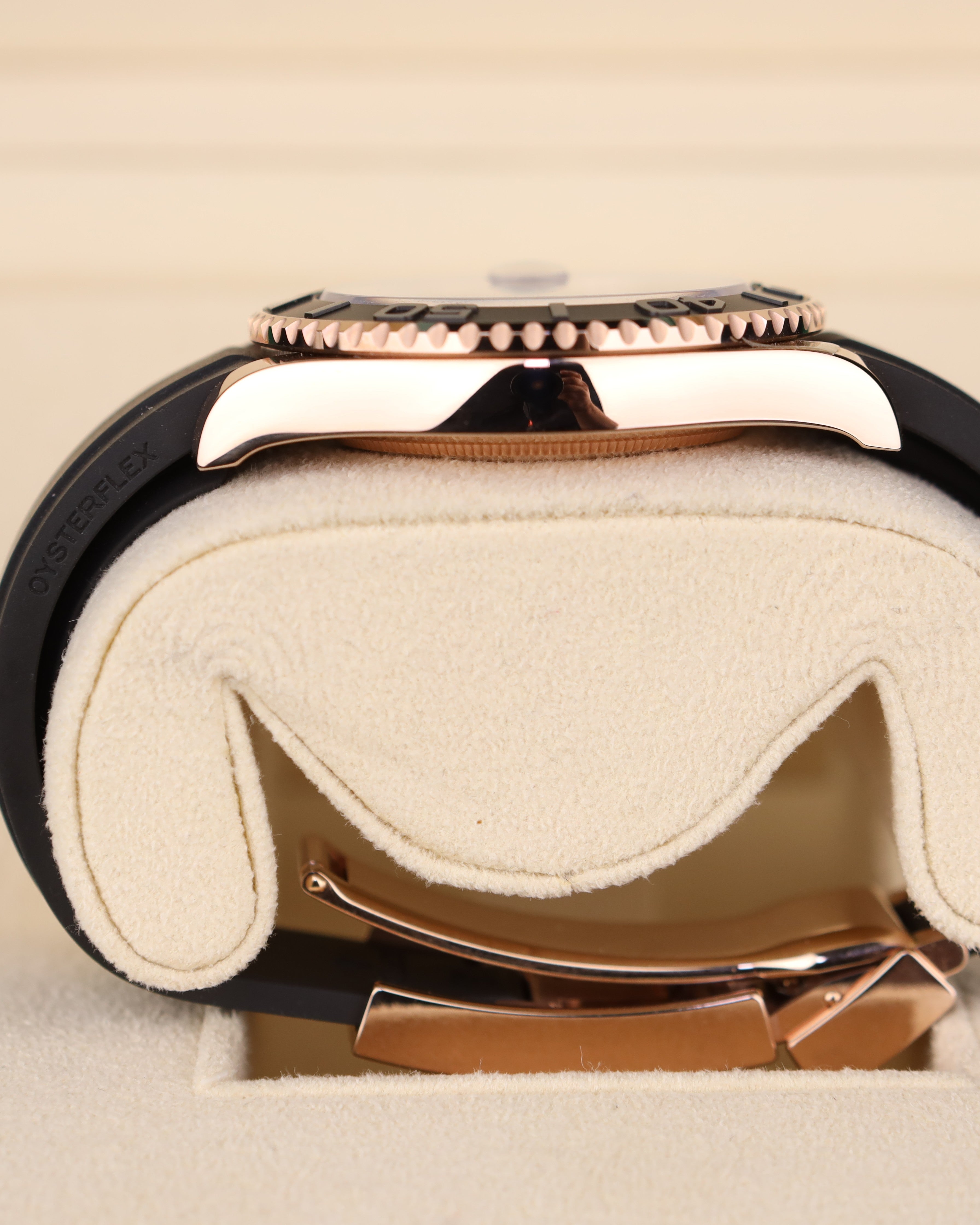 Rolex Yacht-Master 40 Rose Gold on Oysterflex 126655