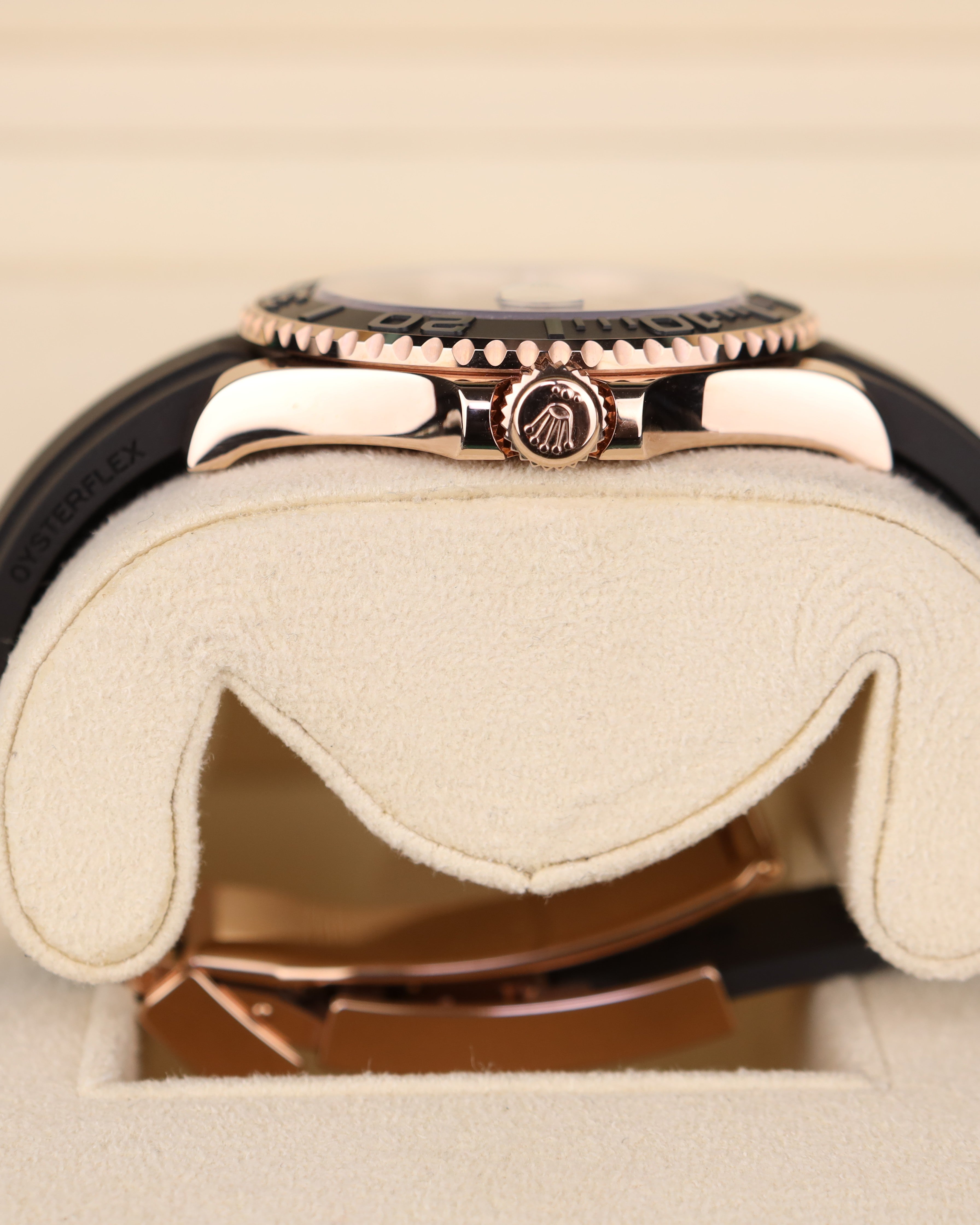 Rolex Yacht-Master 40 Rose Gold on Oysterflex 126655