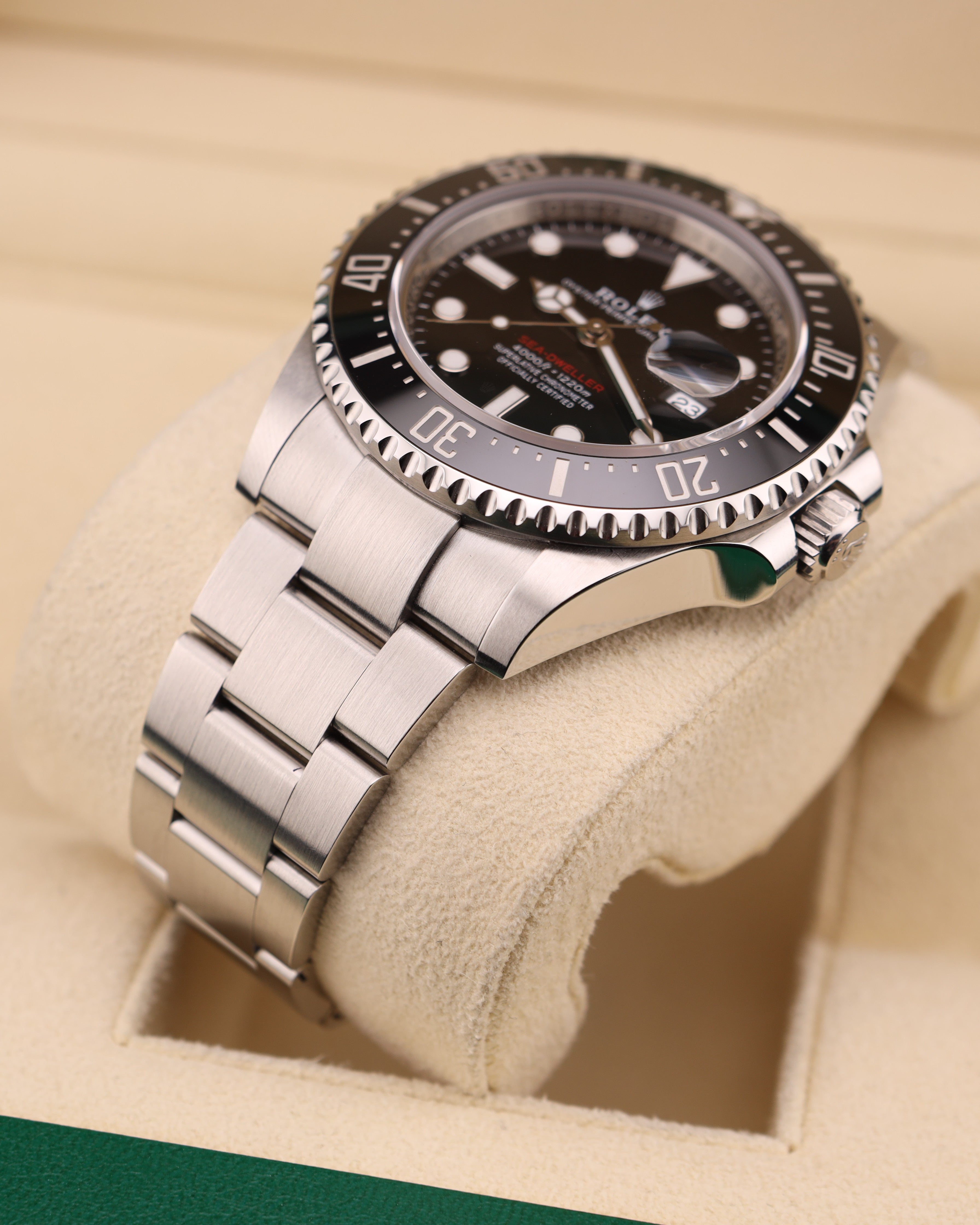 Rolex Sea-Dweller 43 Black Dial Stainless Steel 126600 Red Letter