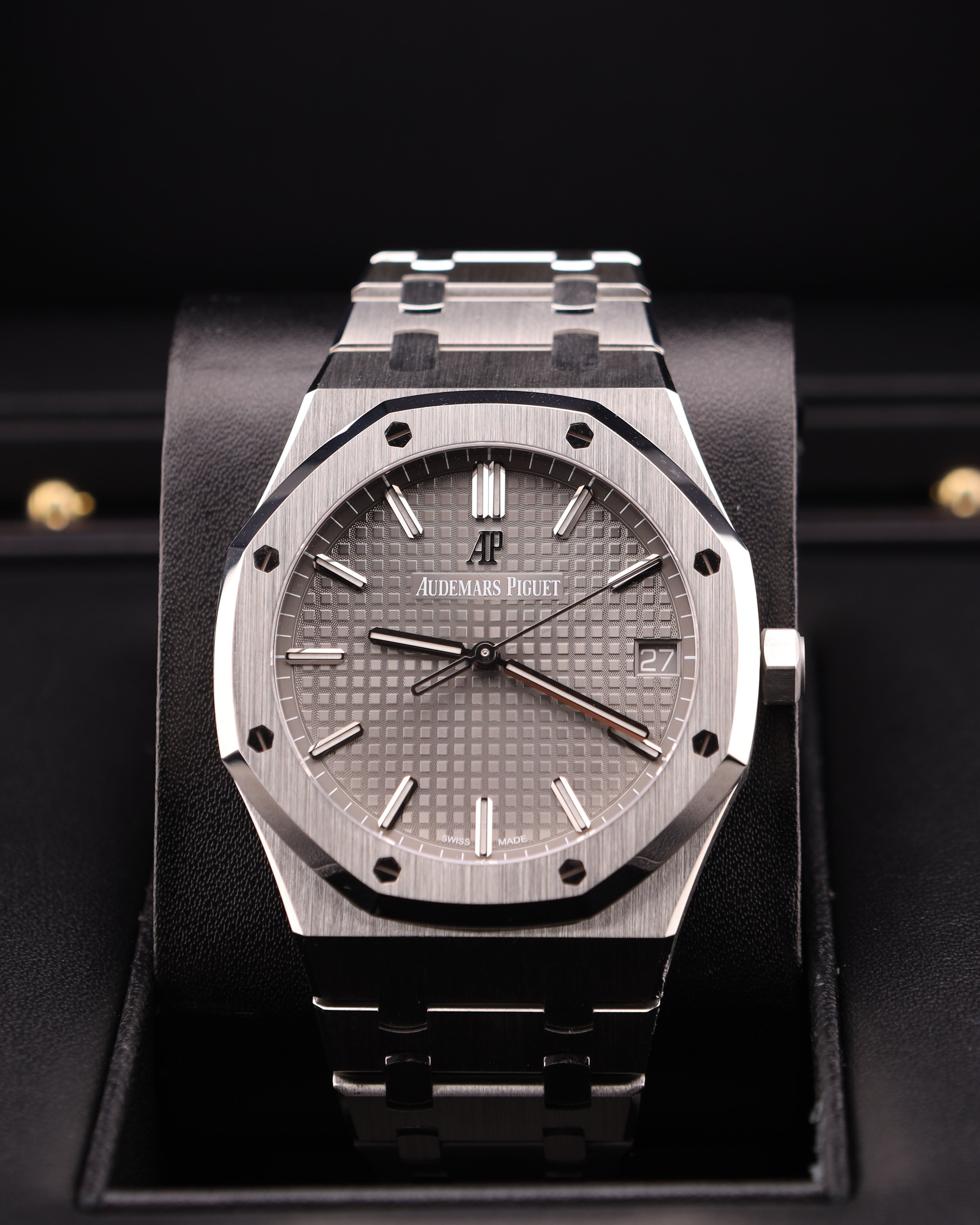 Buyee☆Audemars Piguet グレー ダイヤル 時計 Audemars Piguet Royal Oak Grey Rhodium Dial 15500ST – MVP Jewelers