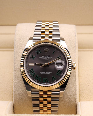 Rolex Datejust 41 Wimbledon Dial Two Tone Jubilee 126333 2022