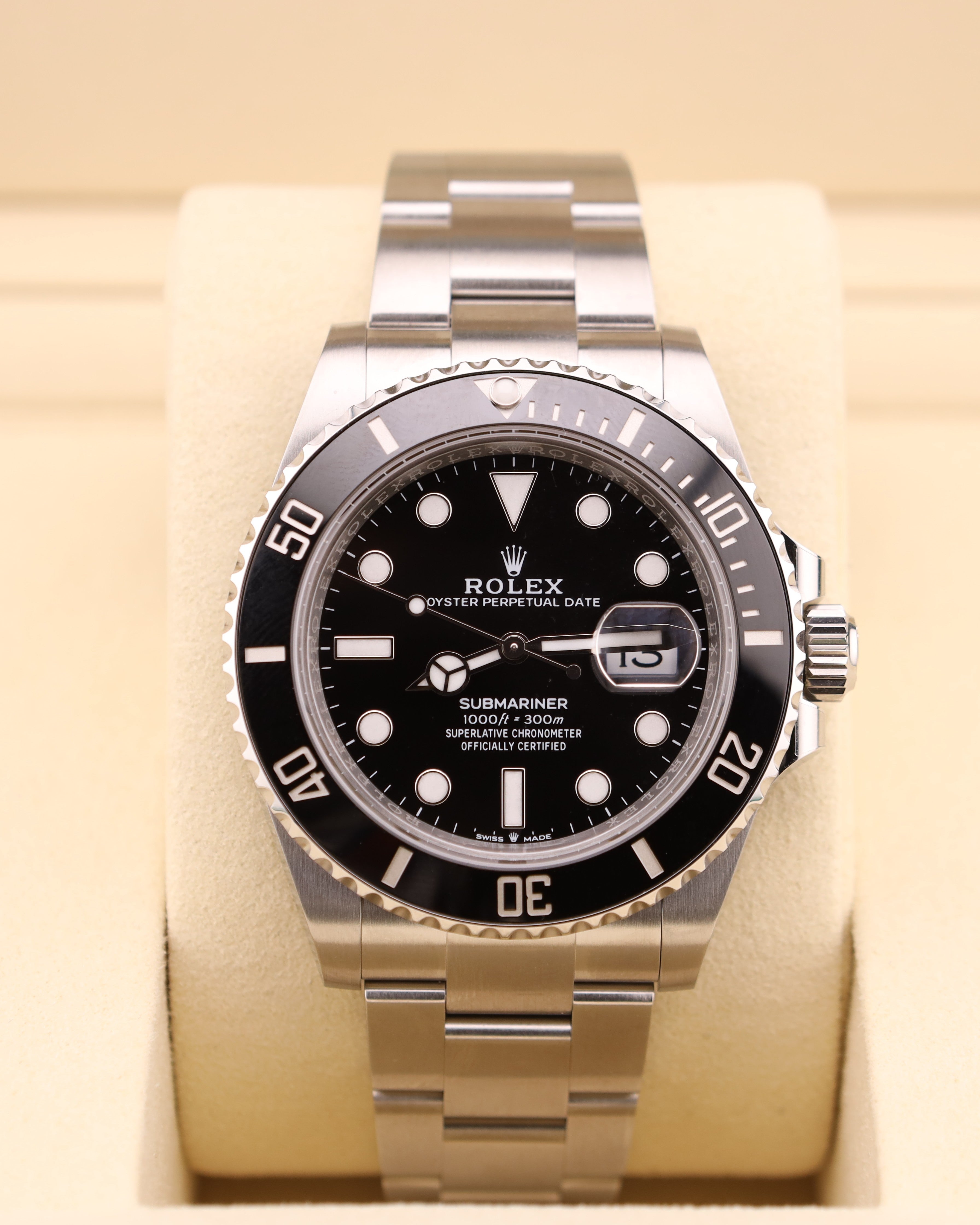 Rolex Submariner Date 41 Black Dial on Oyster 126610LN – MVP