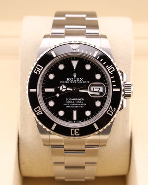 Rolex Submariner Date 41 Black Dial on Oyster 126610LN