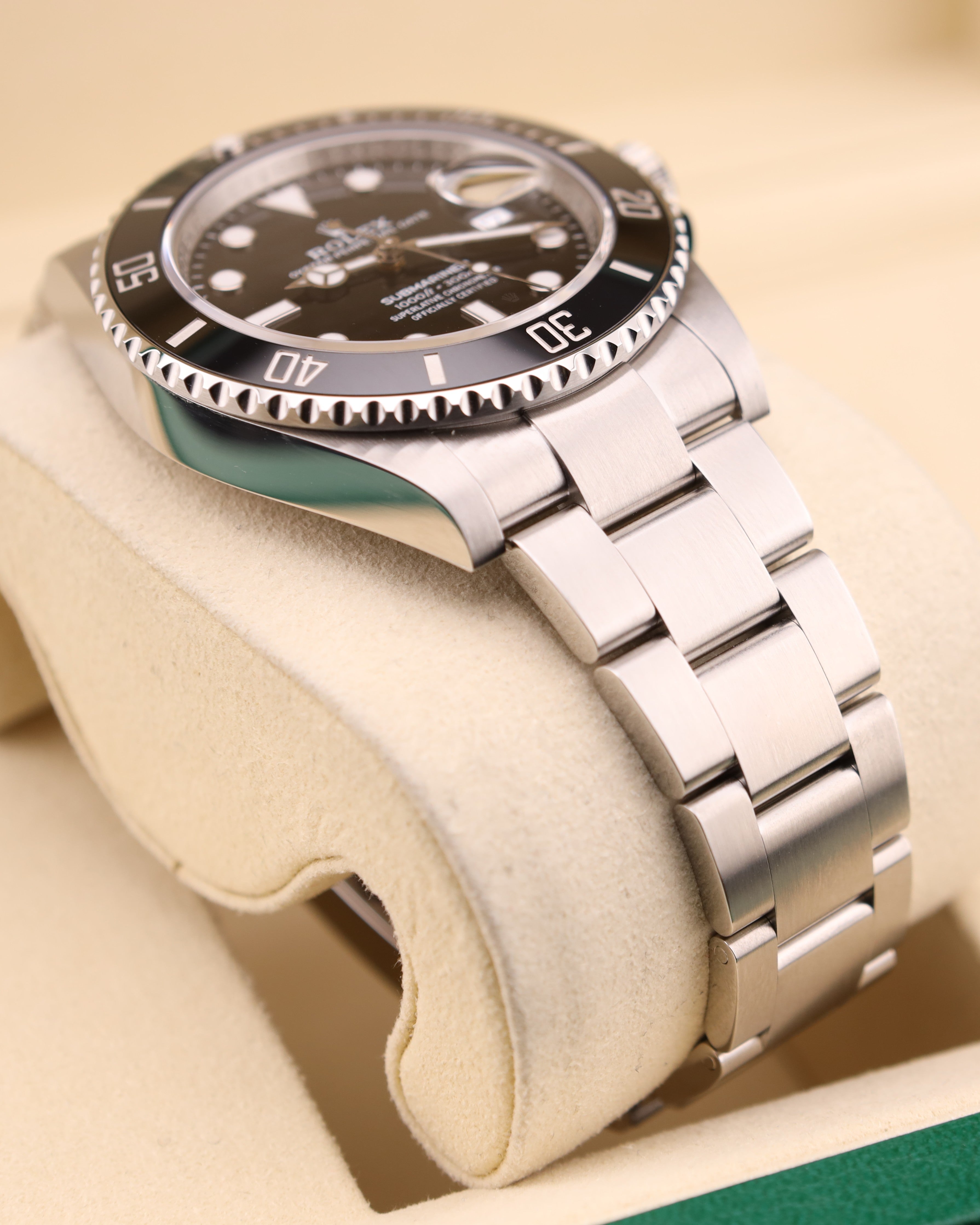 Rolex Submariner Date 41 Black Dial on Oyster 126610LN