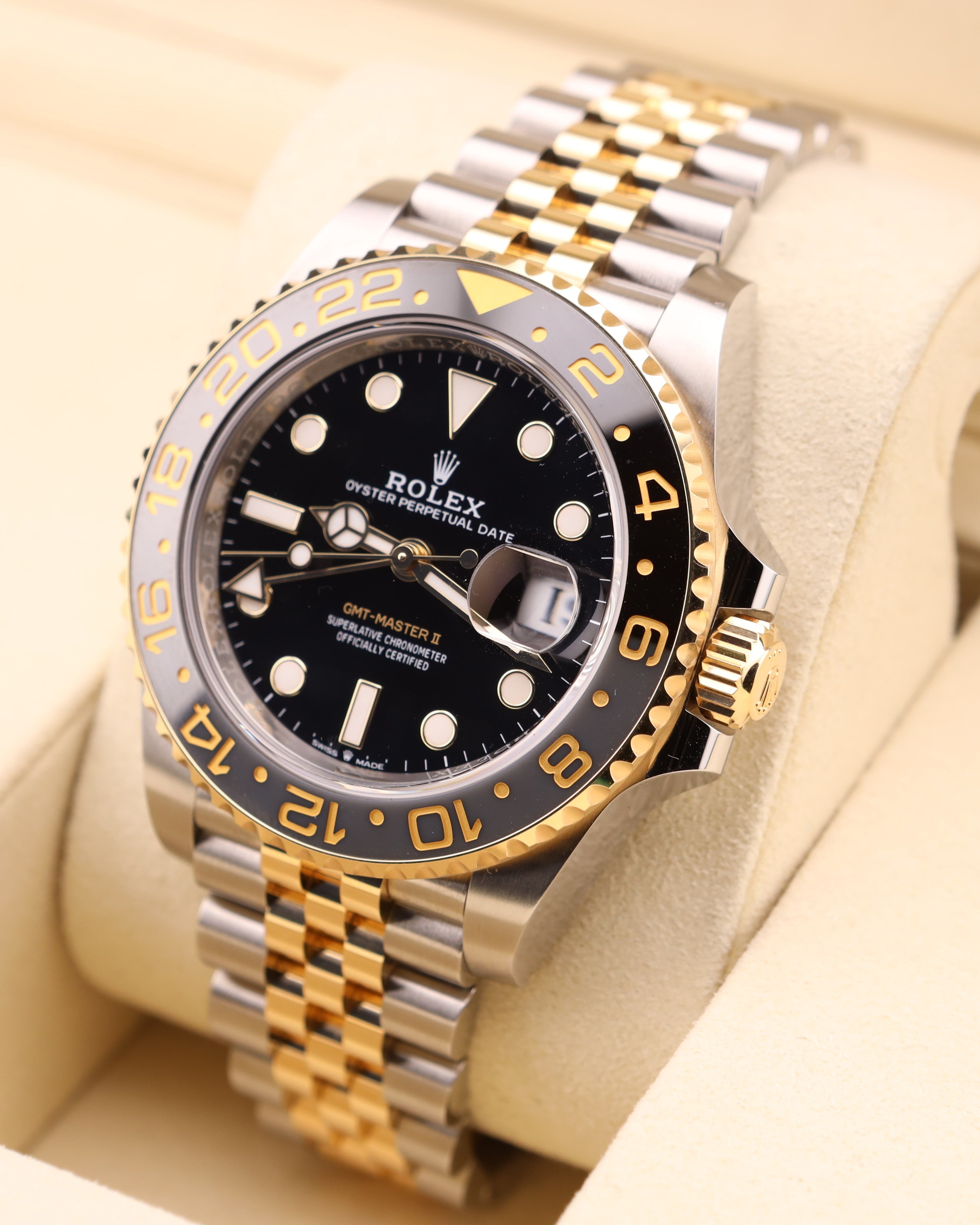 Rolex GMT-Master II Zombie/Bumblebee Two Tone Jubilee 126713GRNR