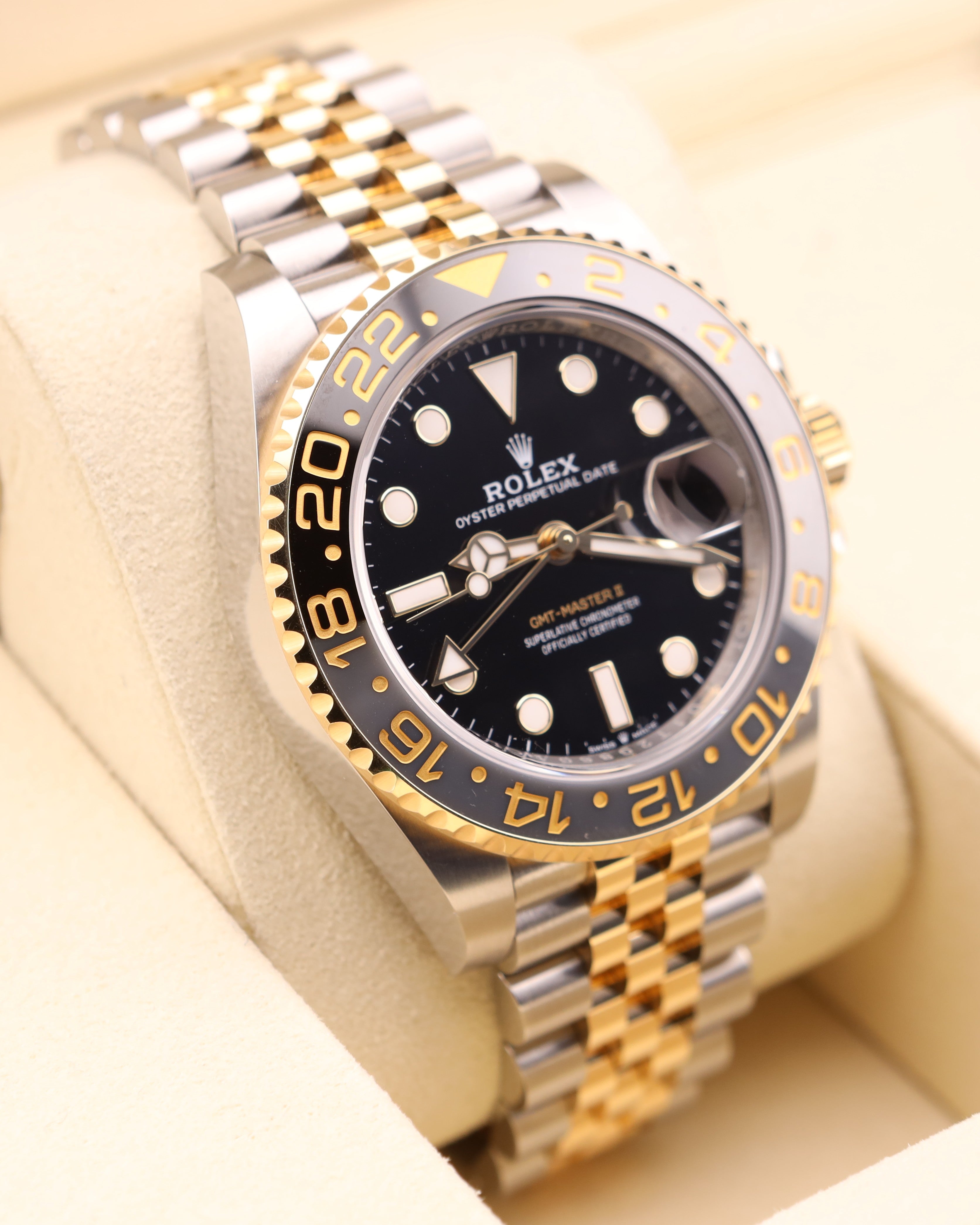 Rolex GMT-Master II Zombie/Bumblebee Two Tone Jubilee 126713GRNR