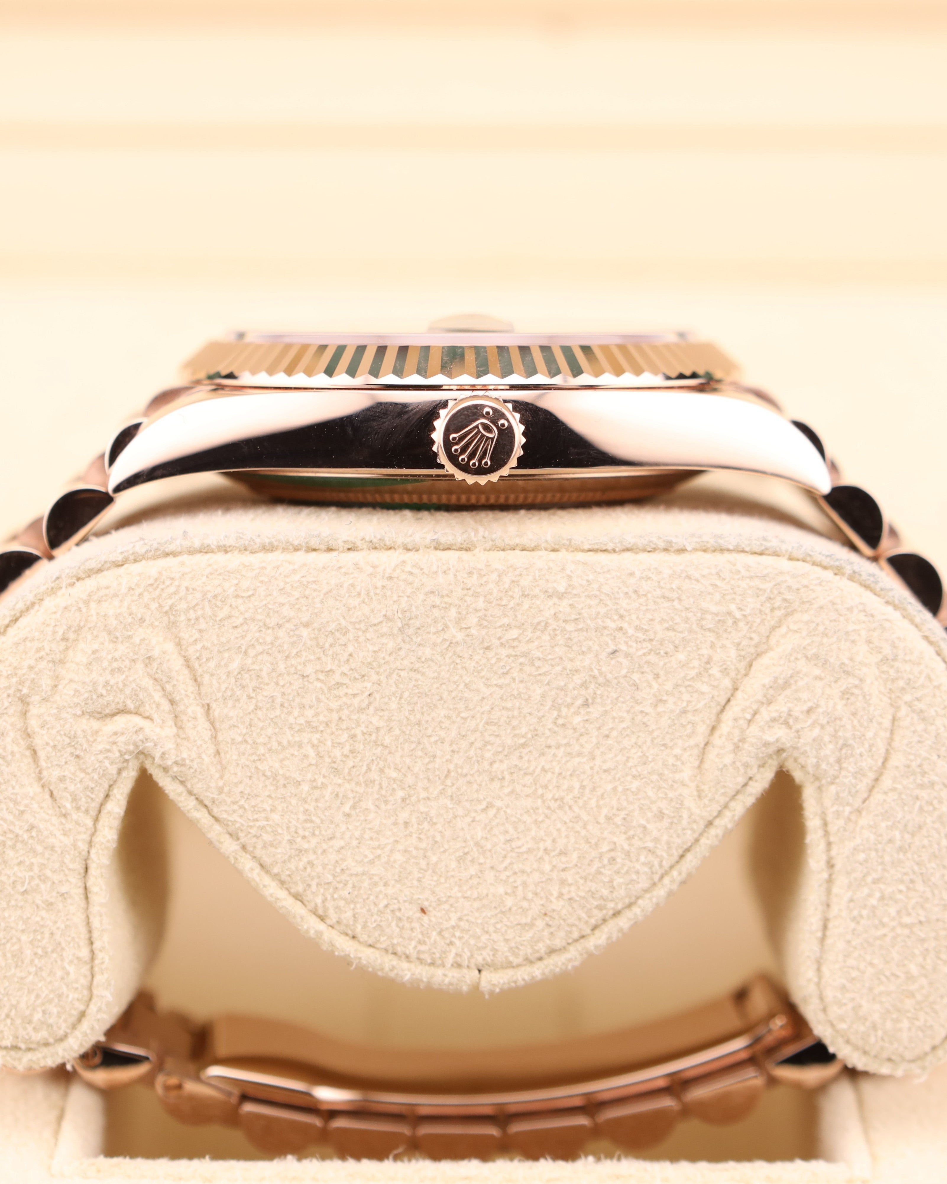 Rolex Day-Date 40 Olive Green Dial Rose Gold Presidential 228235