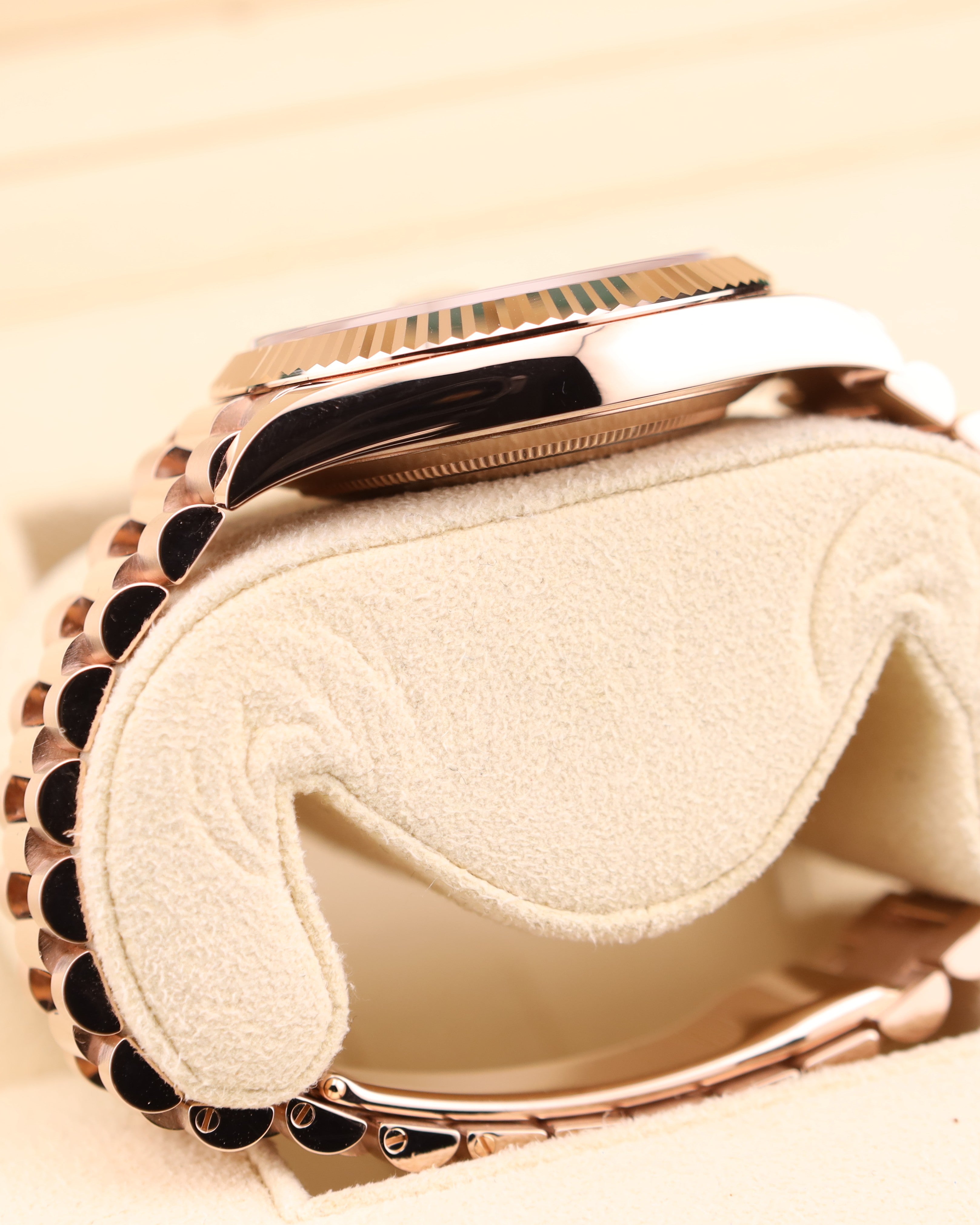 Rolex Day-Date 40 Olive Green Dial Rose Gold Presidential 228235