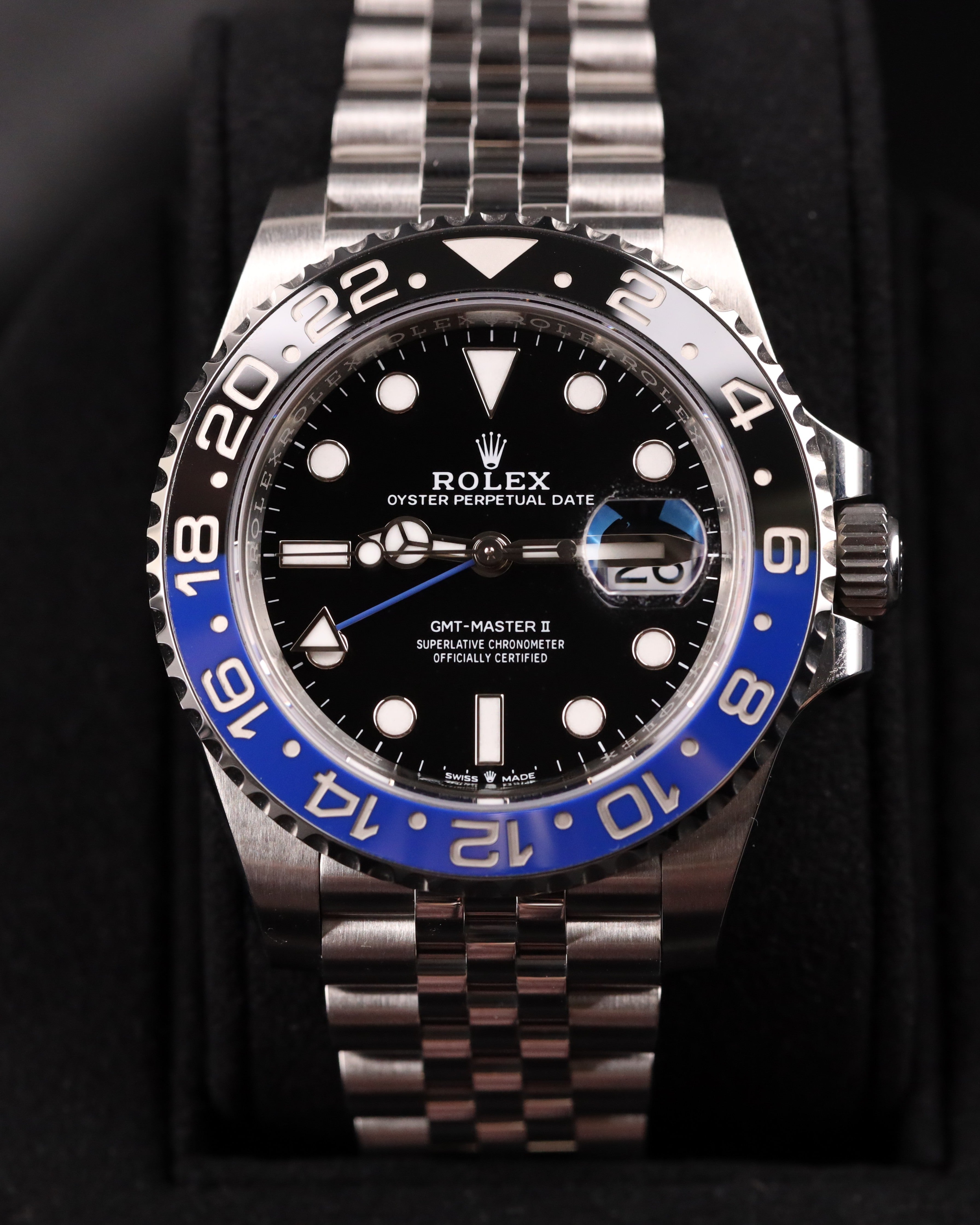Rolex GMT-Master II Batgirl/Batman Jubilee 126710BLNR
