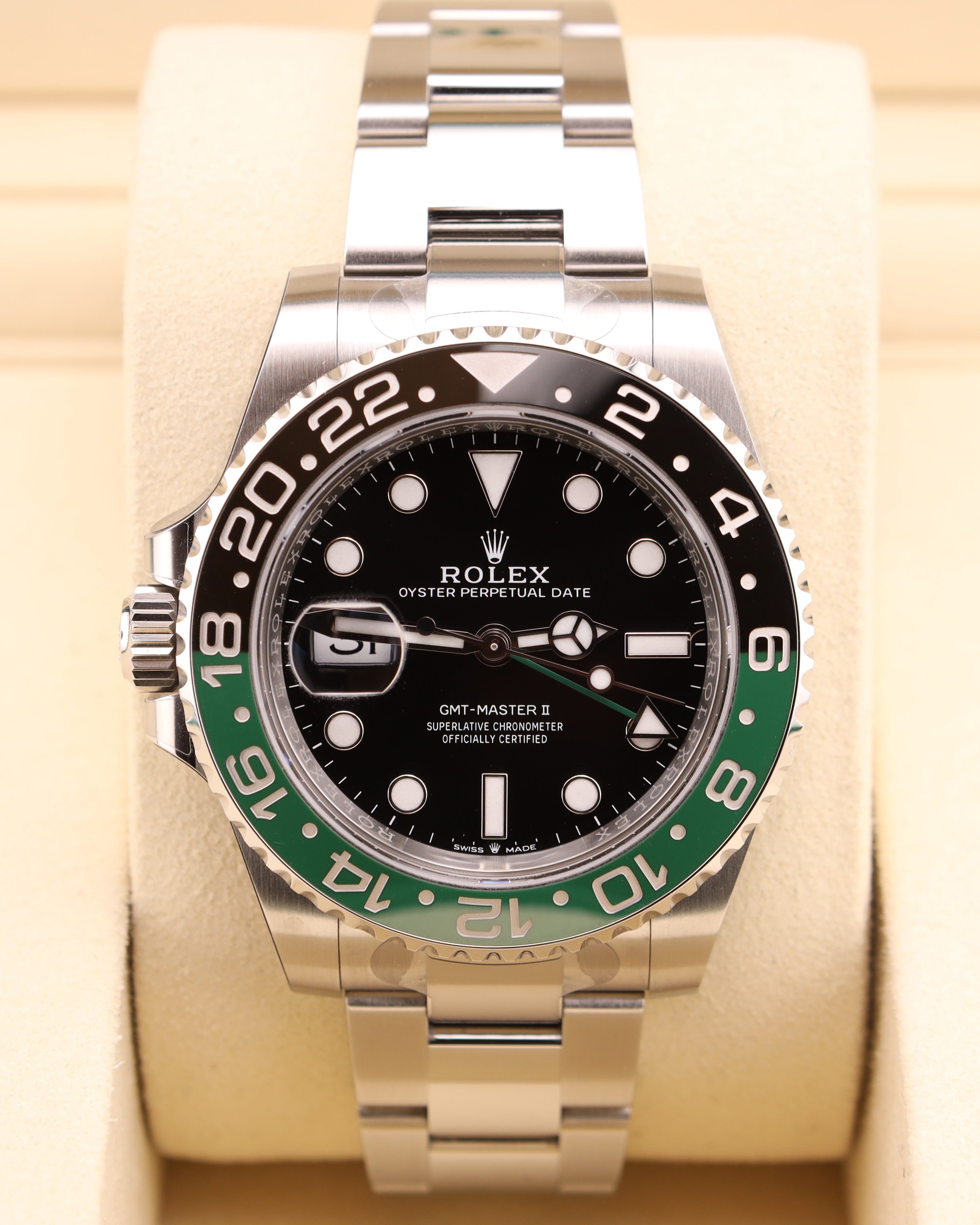 Rolex GMT-Master II Sprite Lefty Green Oyster 126720VTNR - 2025