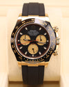 Rolex Daytona Paul Newman Yellow Gold Black Dial 116518LN Oysterflex