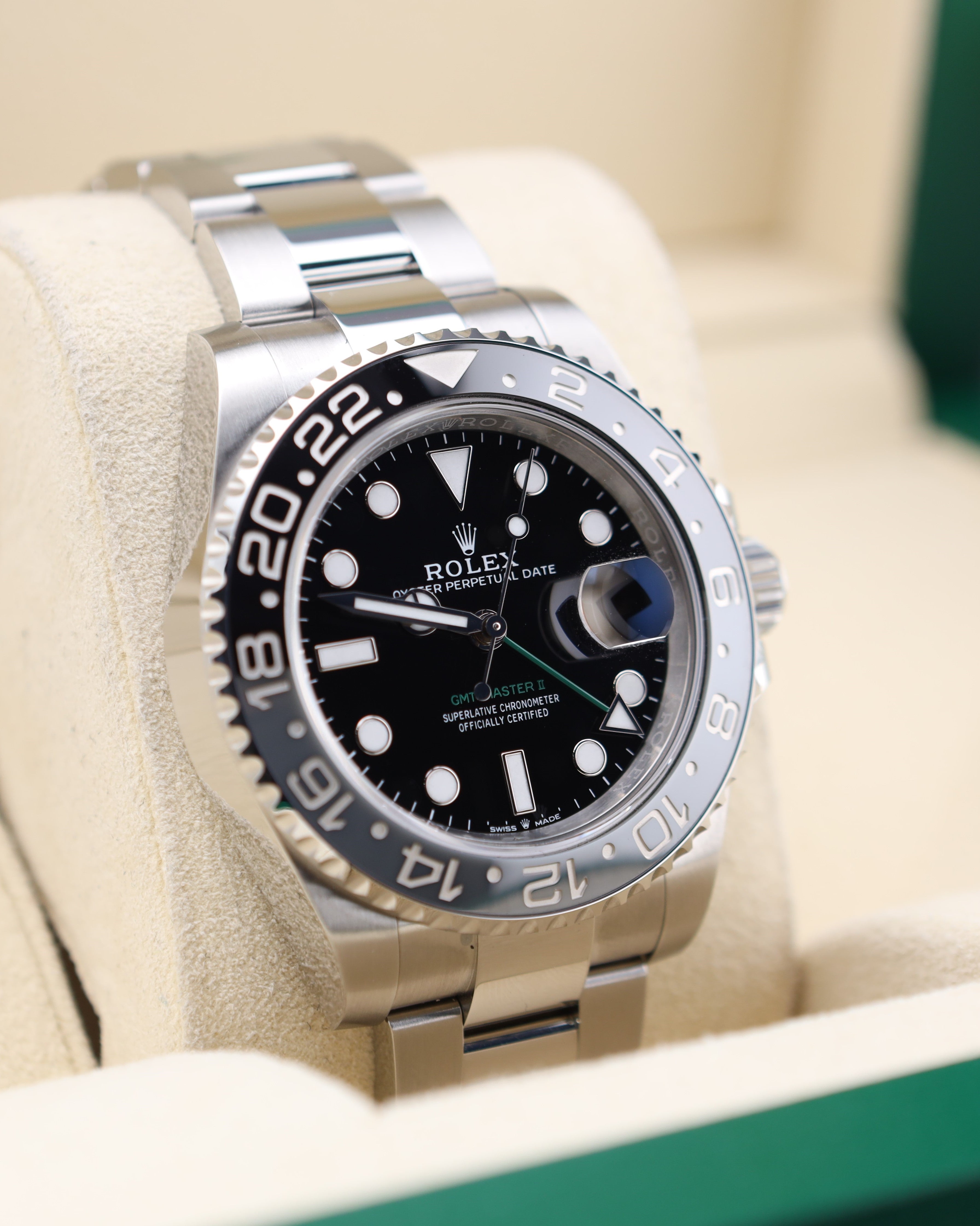 Rolex GMT-Master II Bruce Wayne 126710GRNR 2024 Oyster