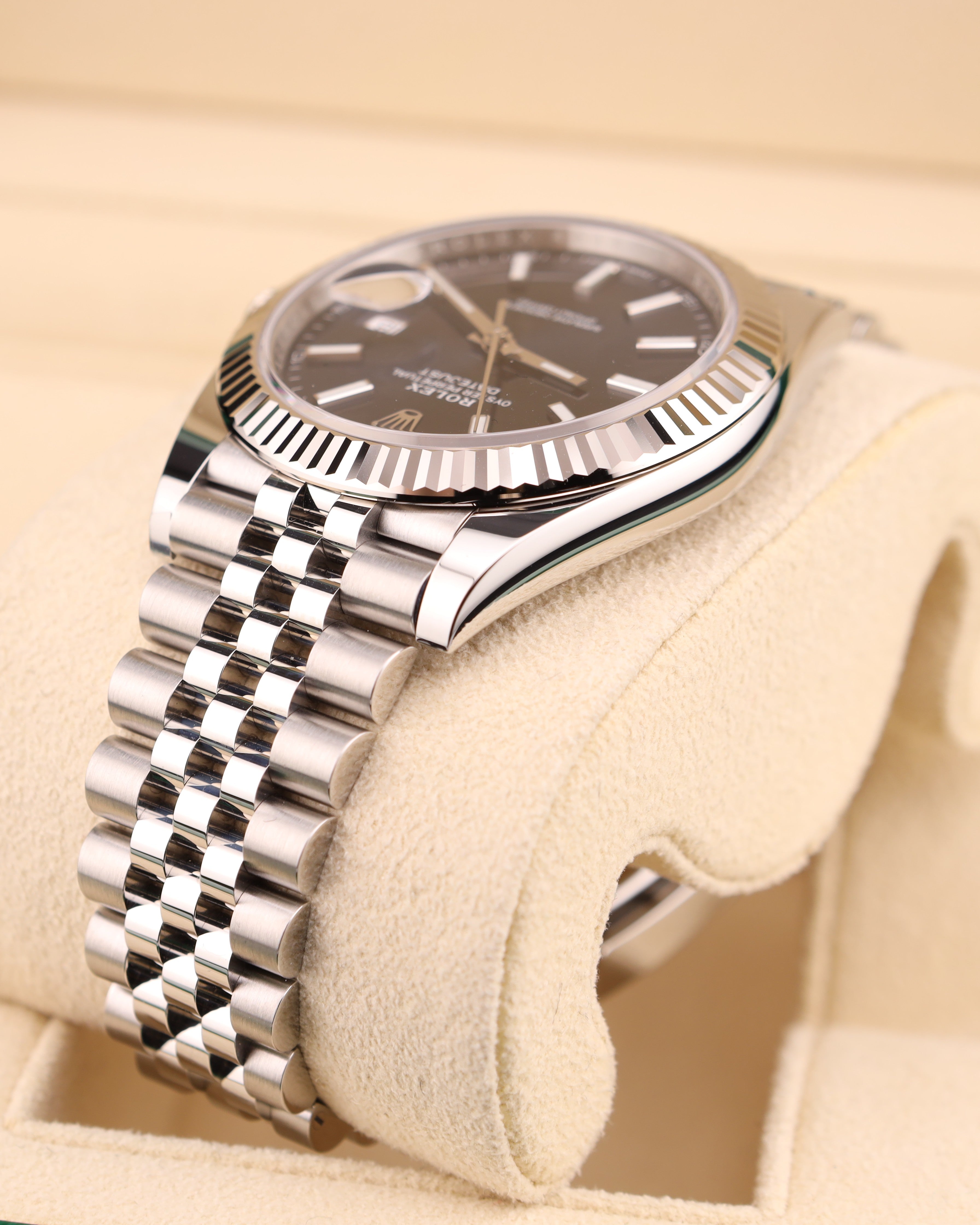 Rolex Datejust 41 Blue Stick Dial on Jubilee 126334 – MVP Jewelers
