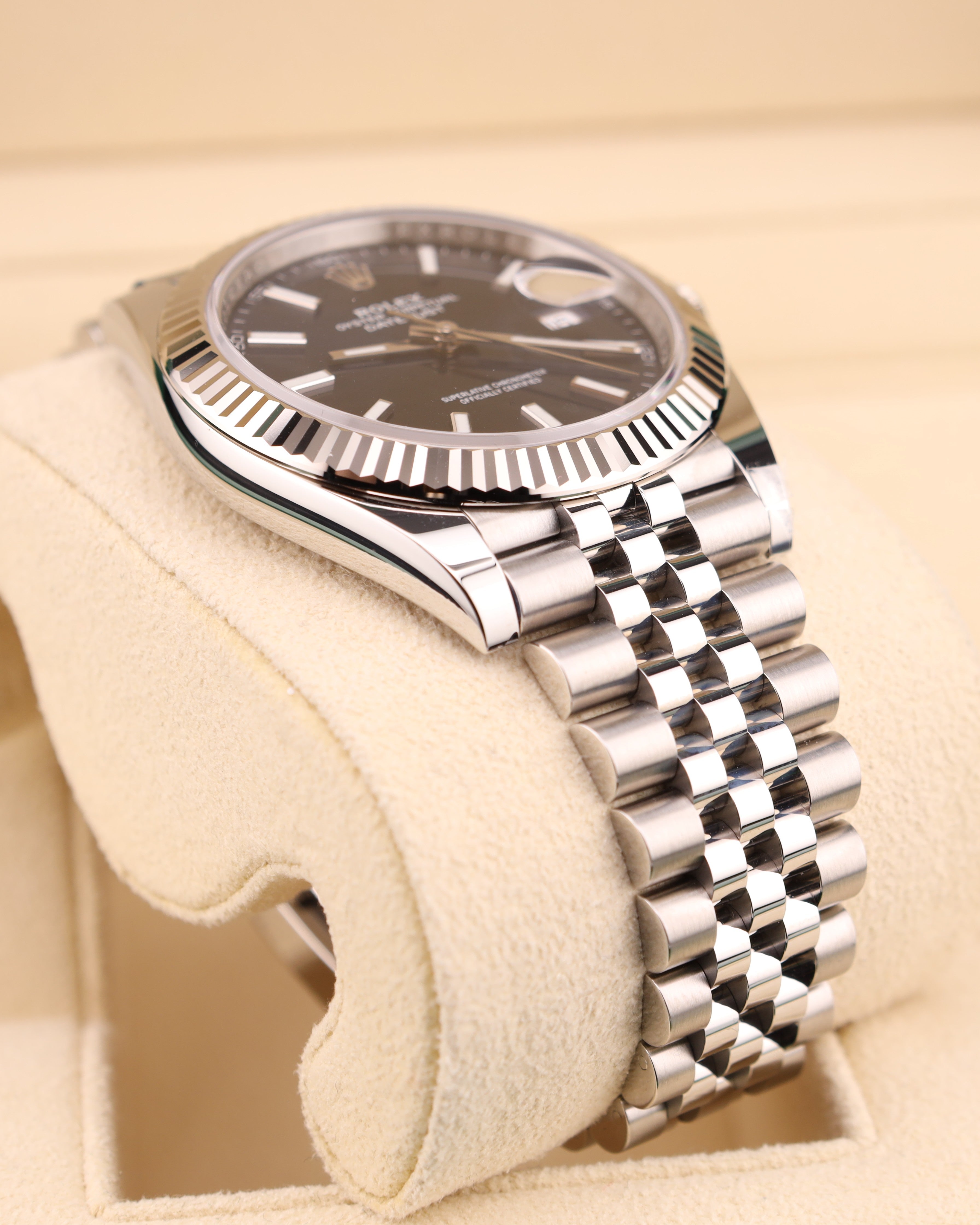 Rolex Datejust 41 Blue Stick Dial on Jubilee 126334