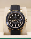 Rolex Yacht-Master 42 226658 18k Yellow Gold Ceramic Bezel Oysterflex