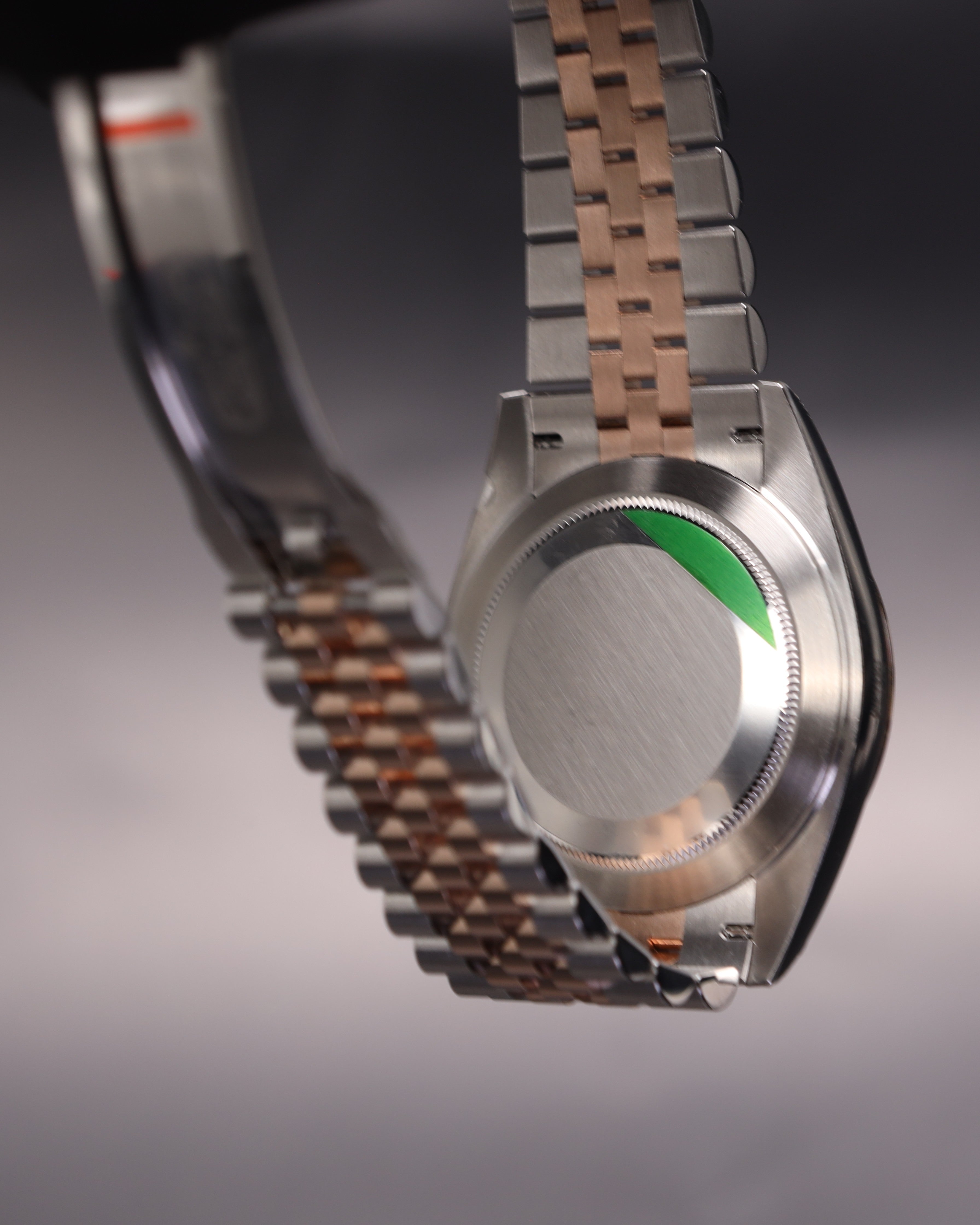 Rolex Datejust 41 Rose Gold Wimbledon on Jubilee 126331