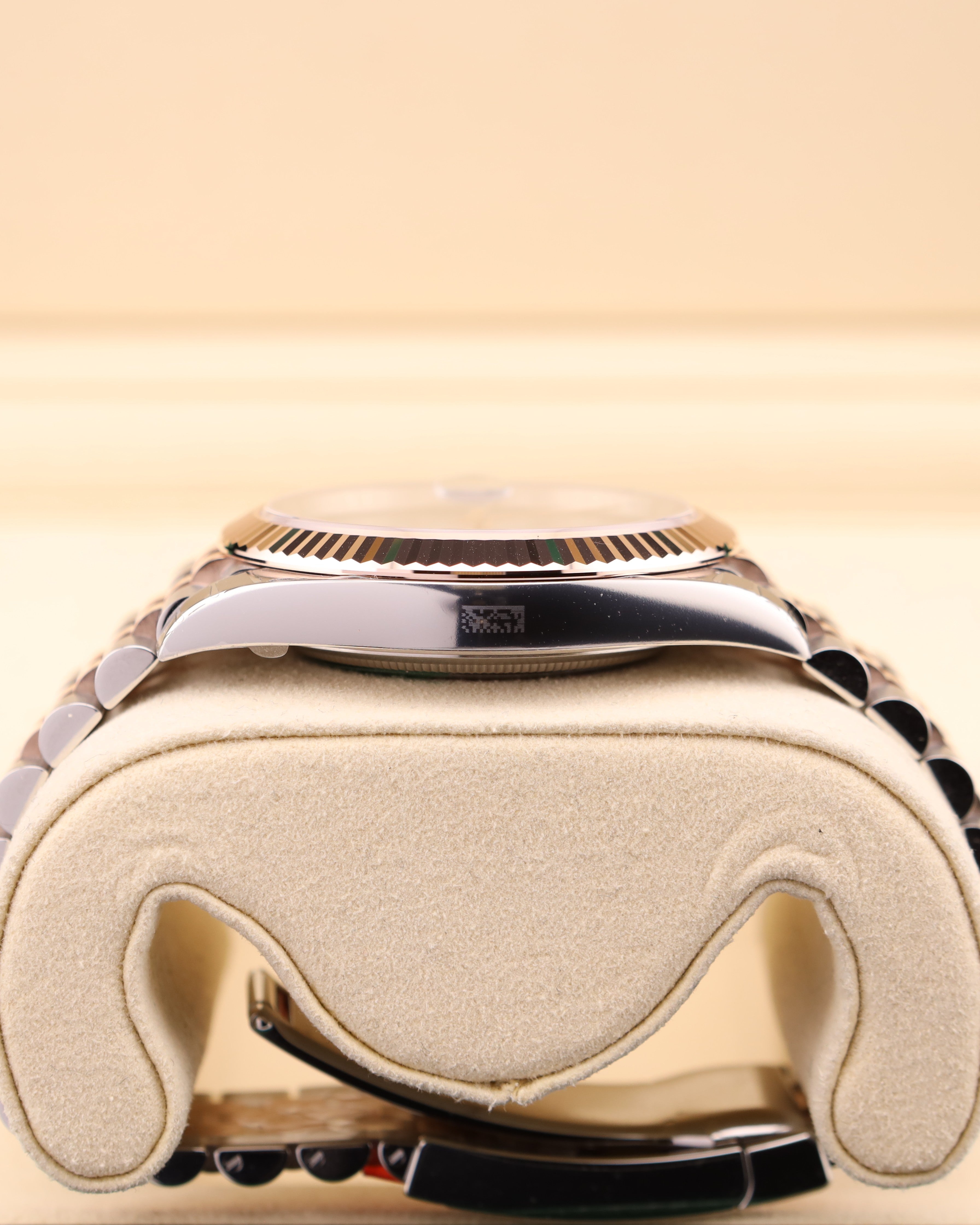 Rolex Datejust 41 Rose Gold Wimbledon on Jubilee 126331