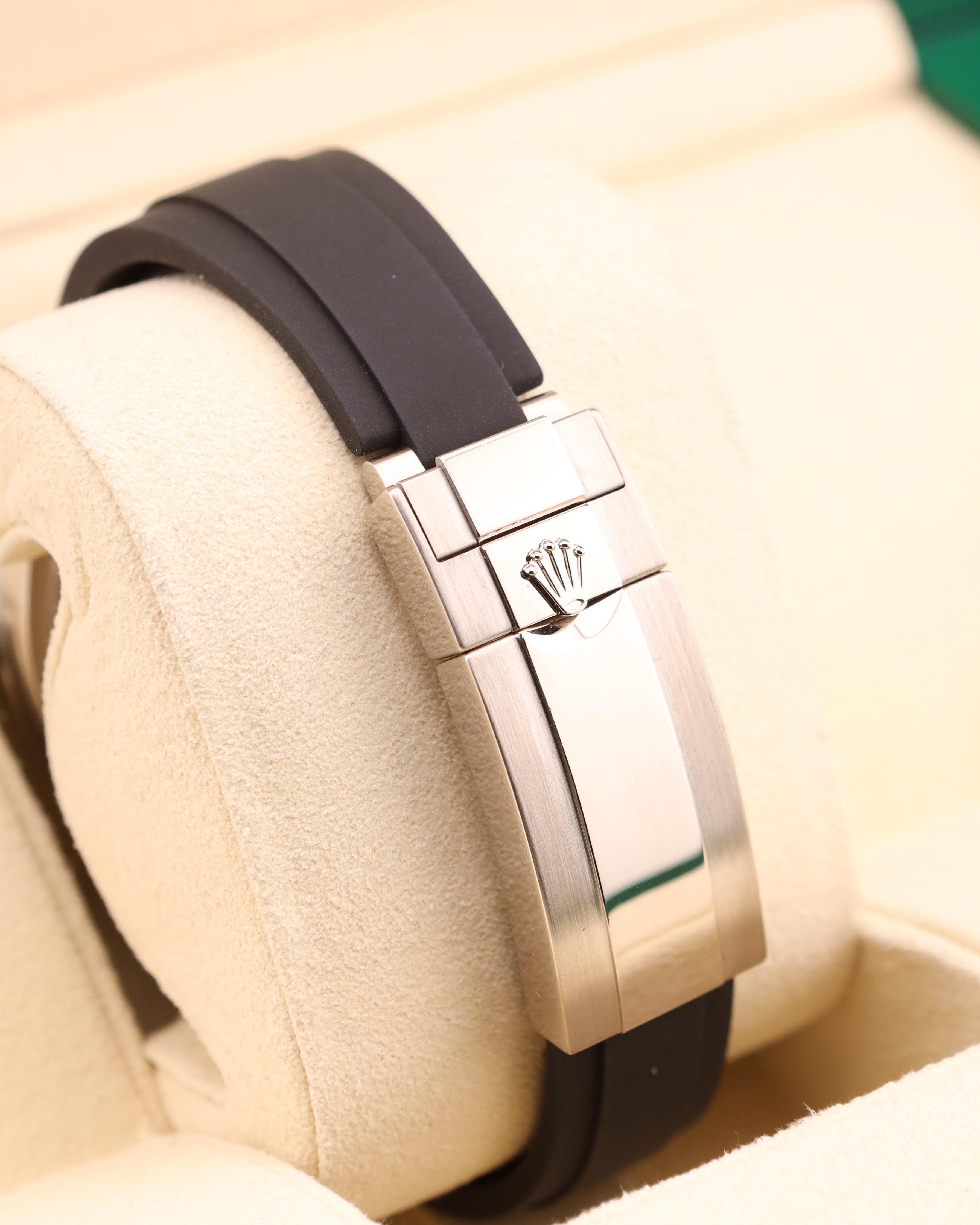 Rolex Yacht-Master 42 Black Dial White Gold on Oysterflex 226659