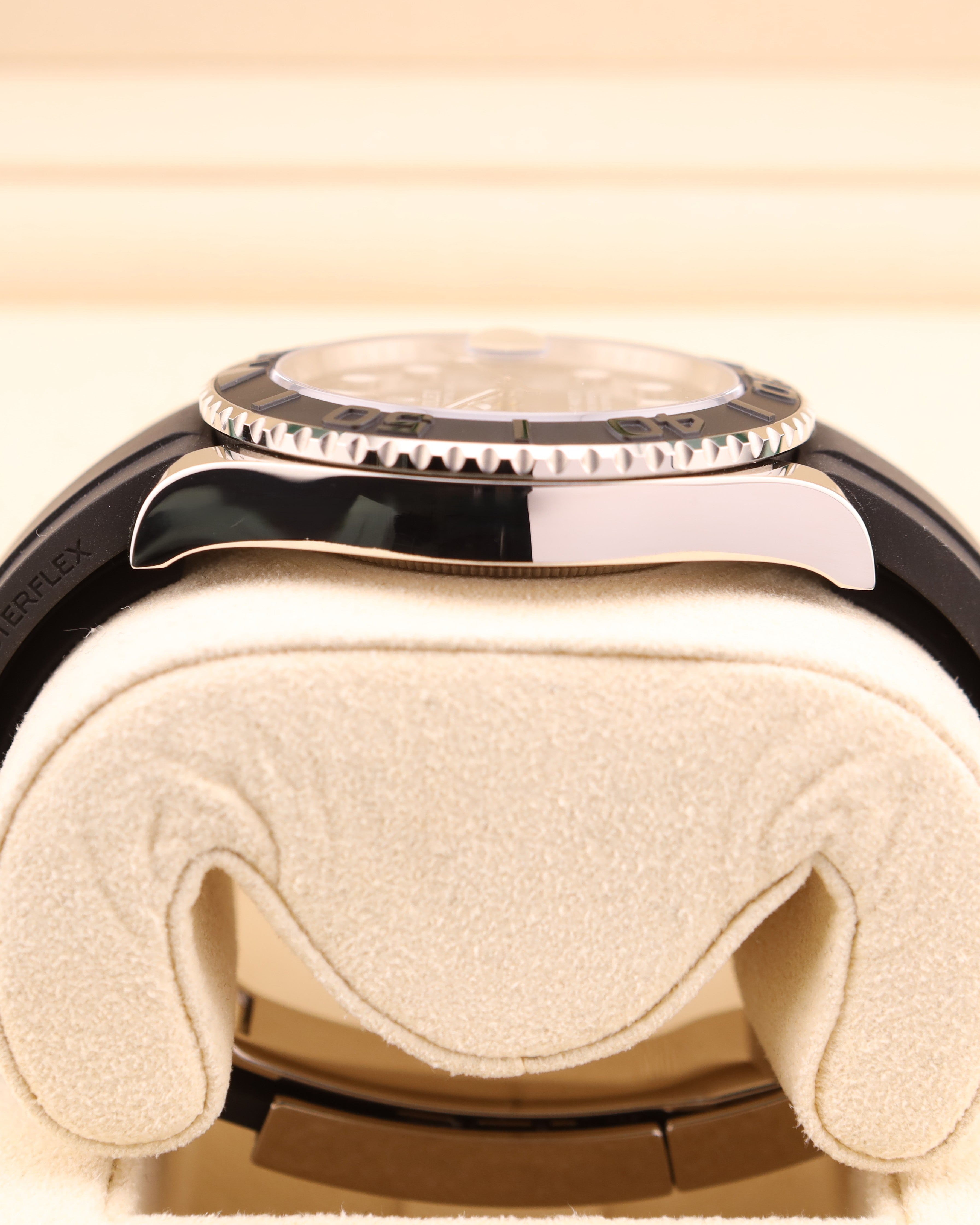 Rolex Yacht-Master 42 Black Dial White Gold on Oysterflex 226659